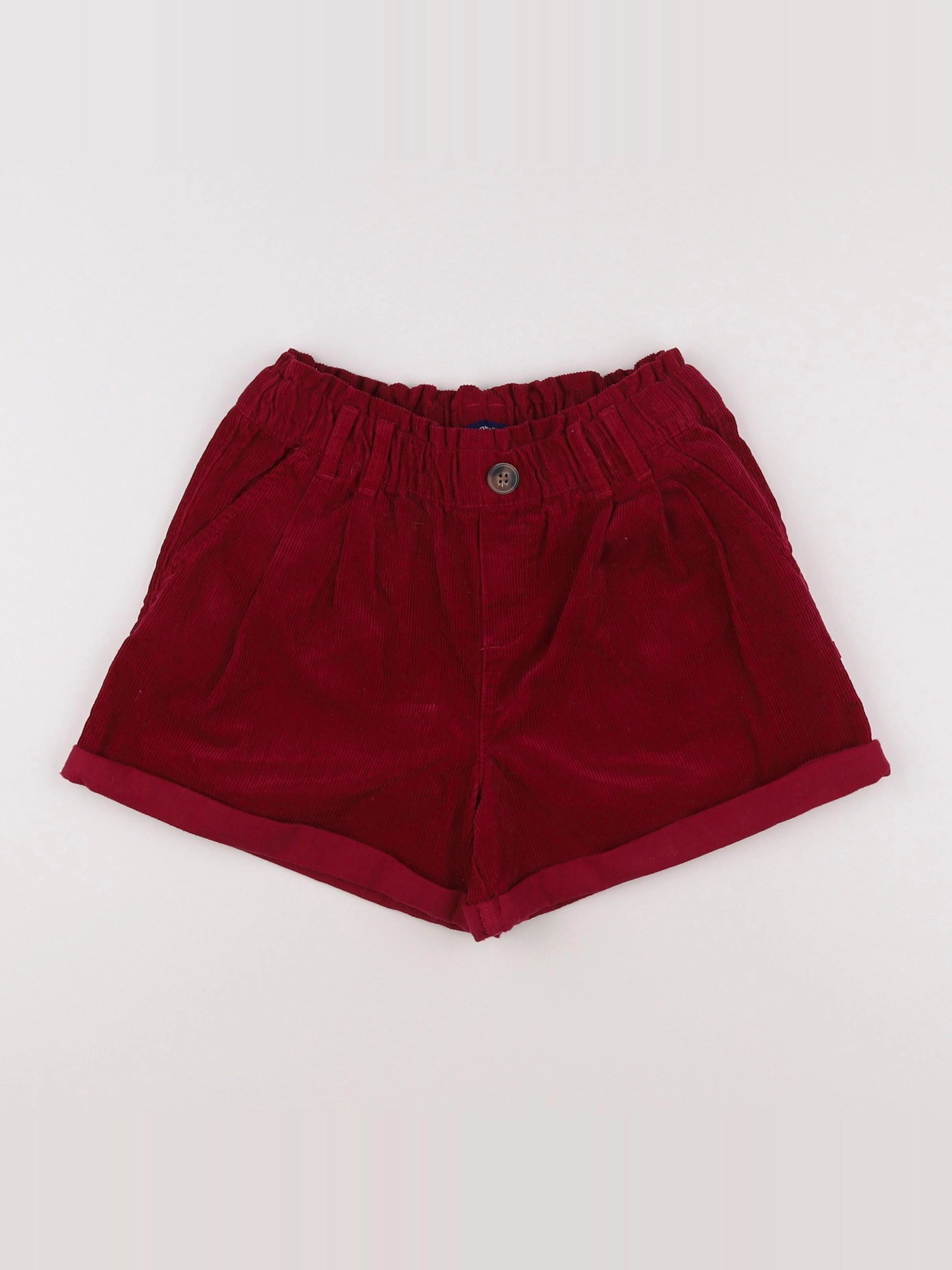 Okaidi - short rouge - 12 ans