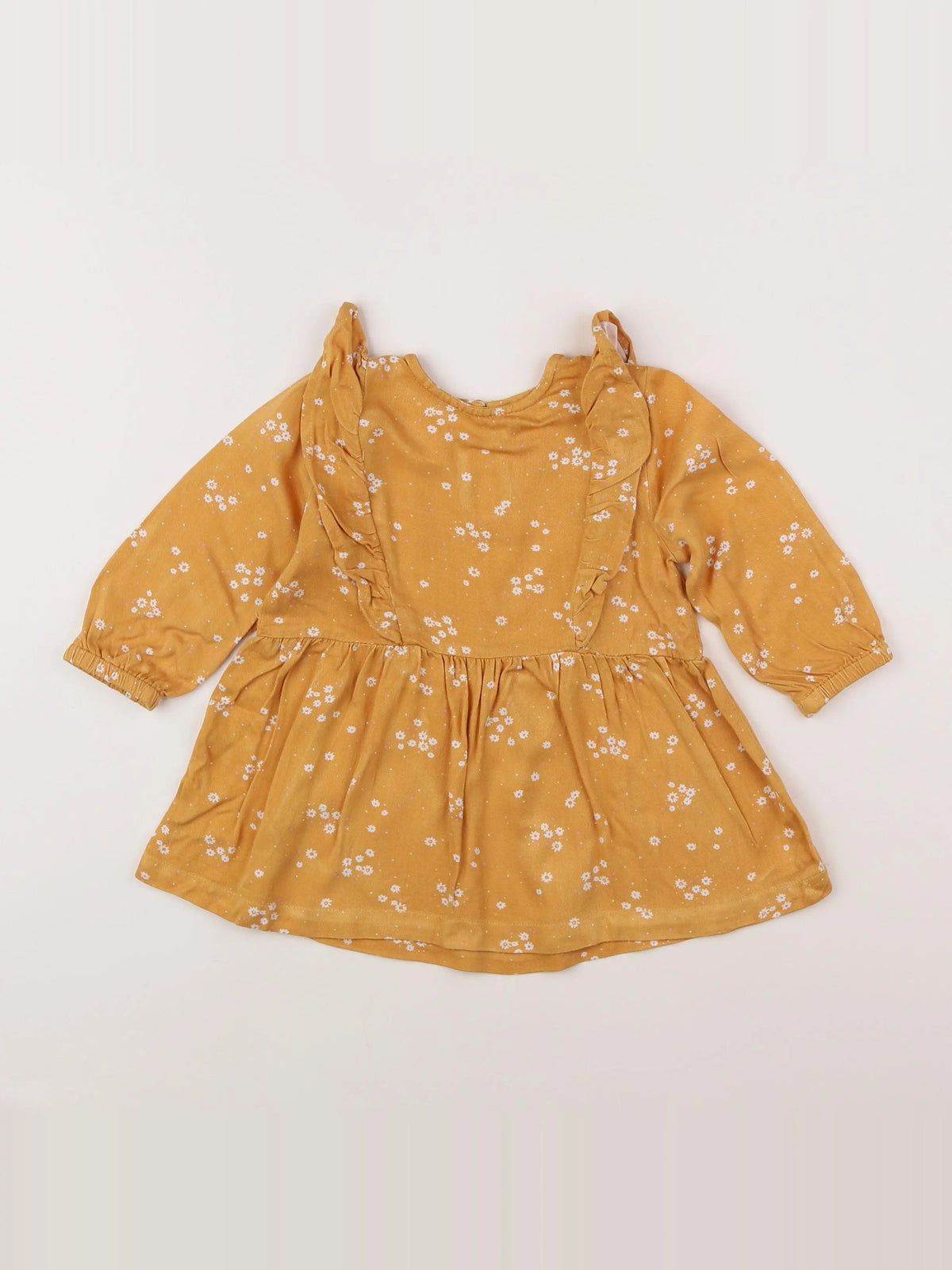 Vertbaudet - robe jaune - 12 mois