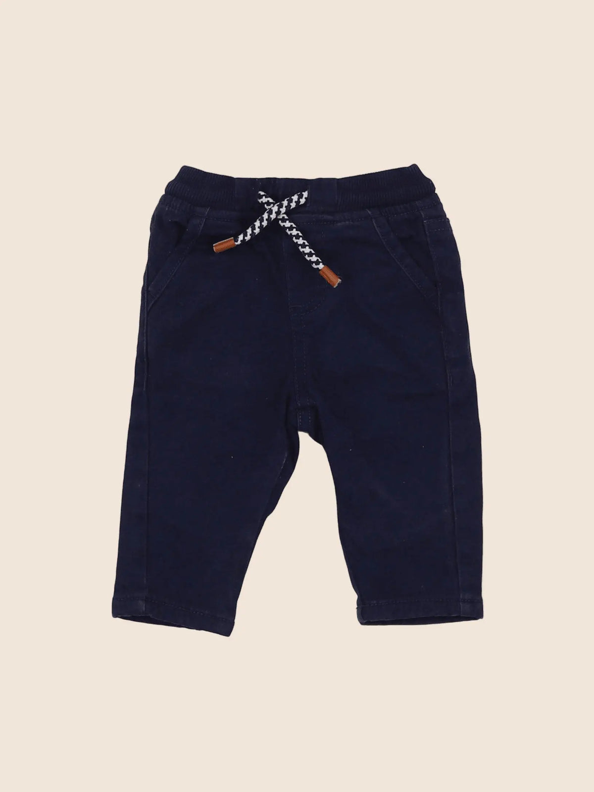 Vertbaudet - pantalon bleu - 3 mois
