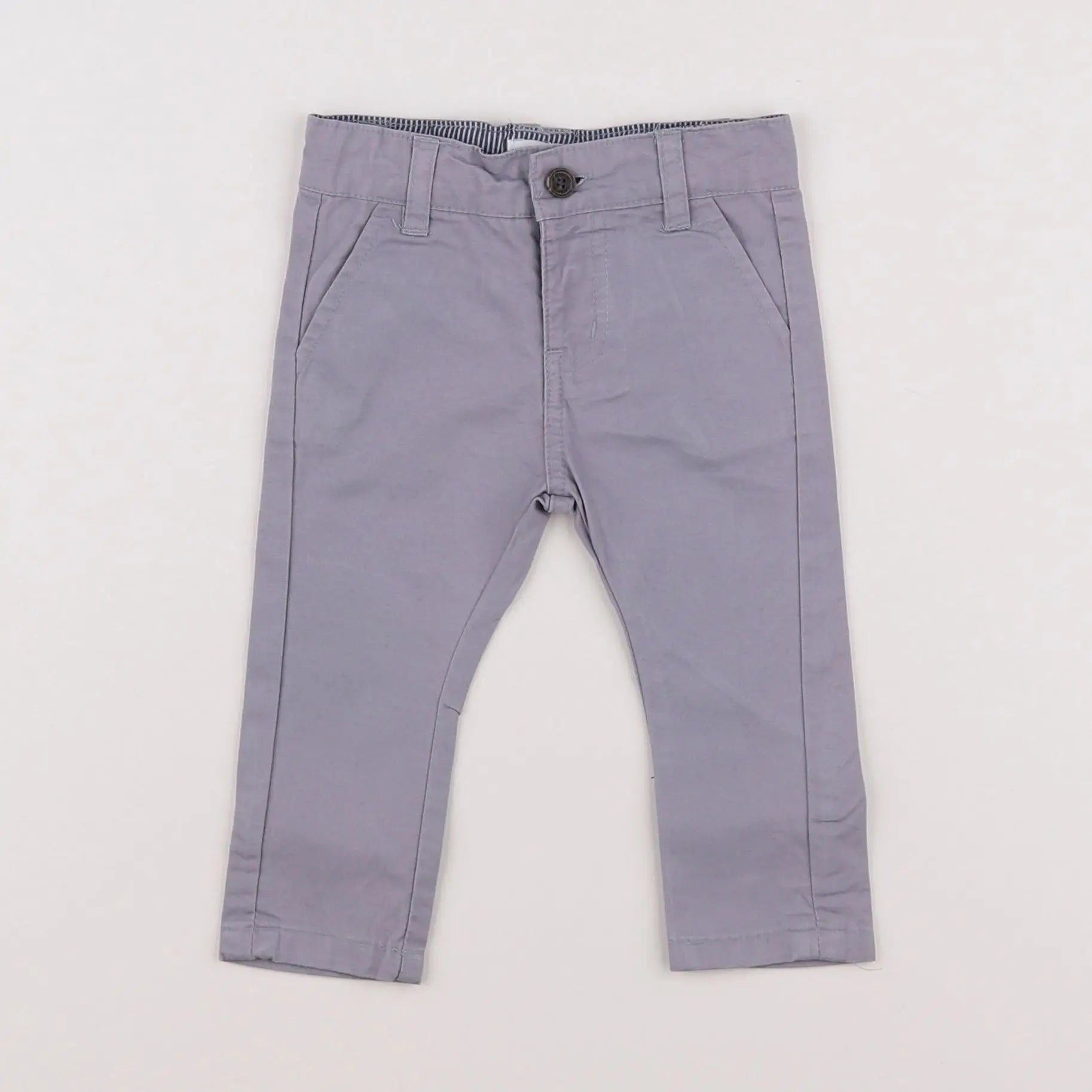 Vertbaudet - pantalon gris - 3 mois