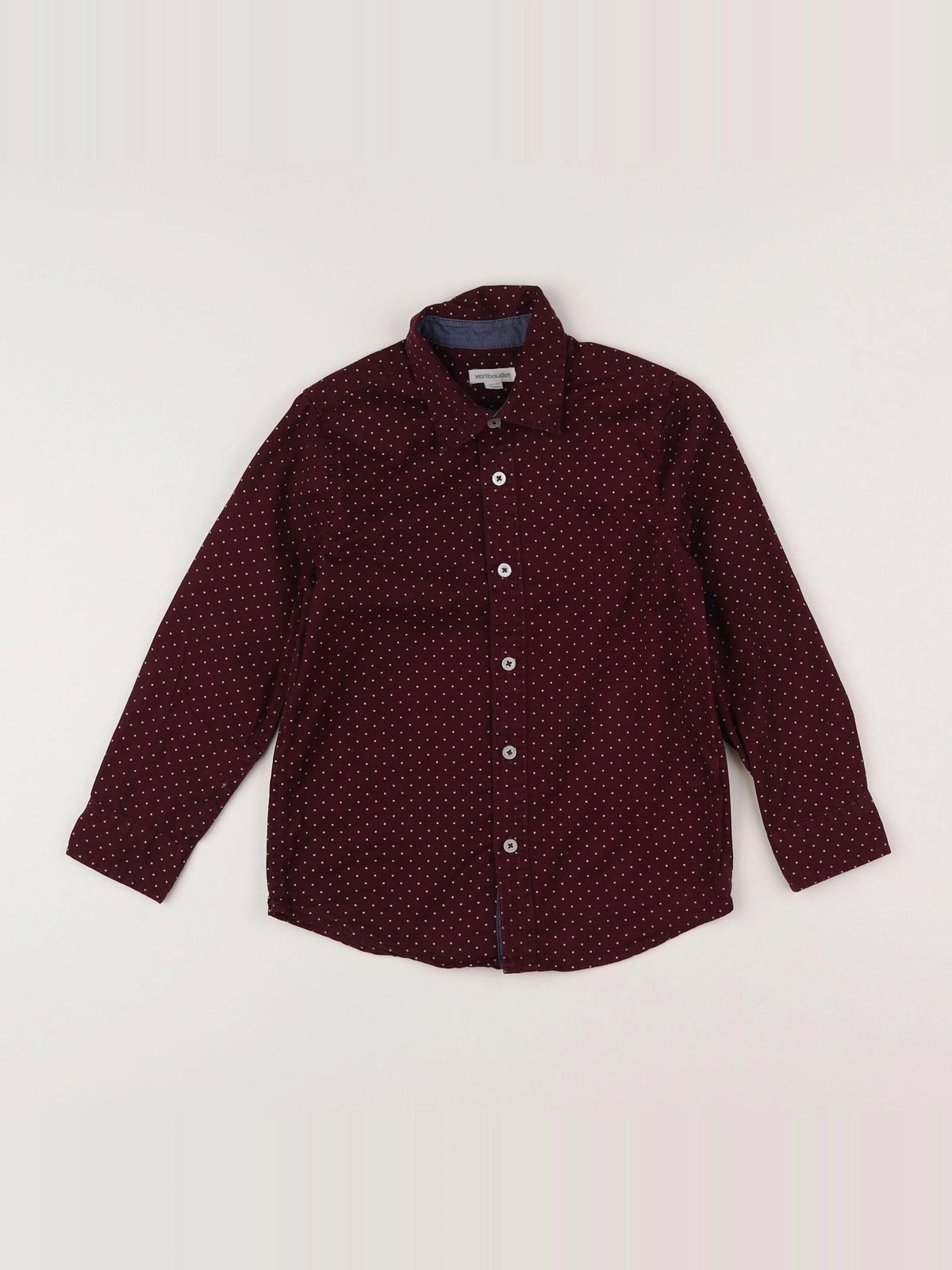 Vertbaudet - chemise violet - 6 ans