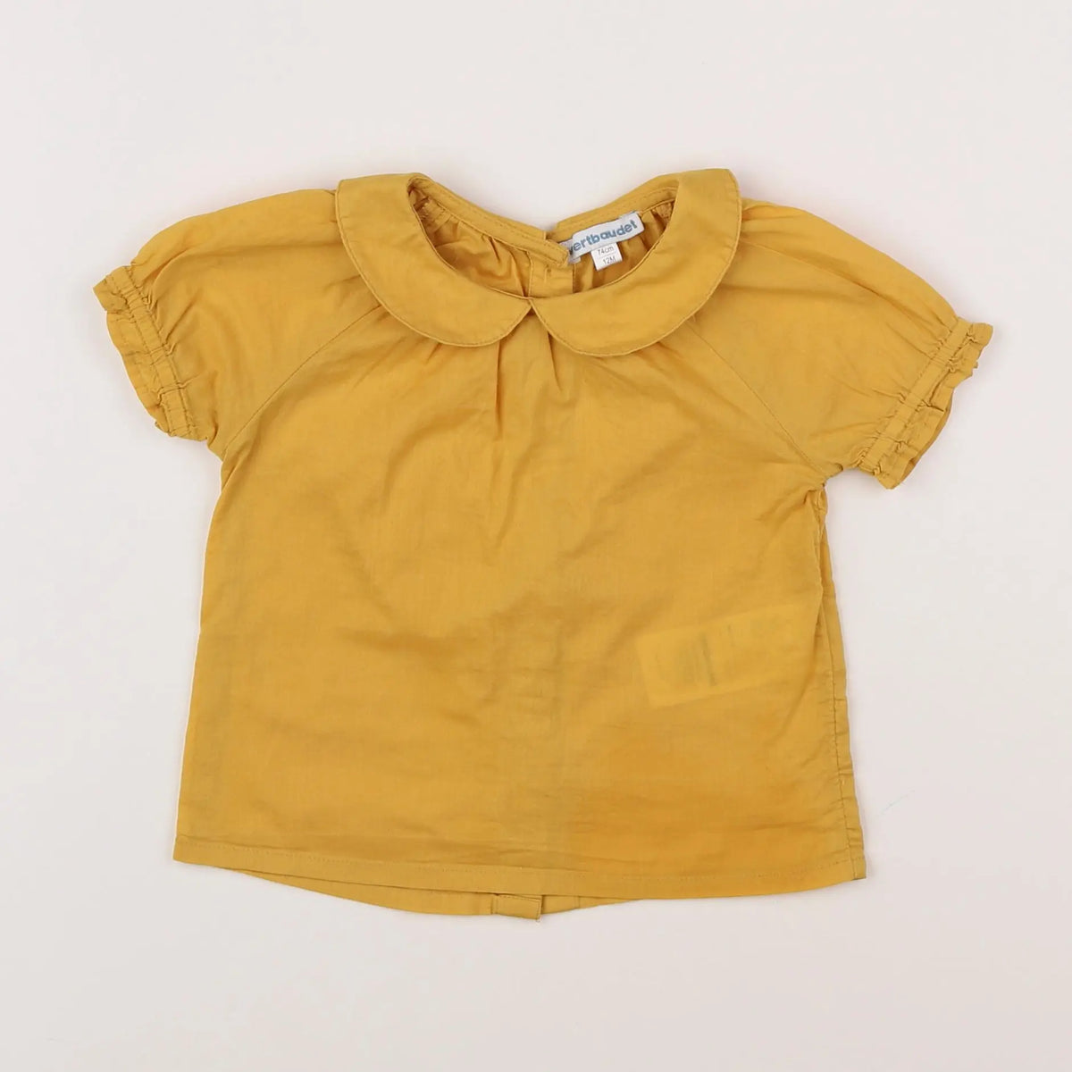 Vertbaudet - blouse jaune - 12 mois