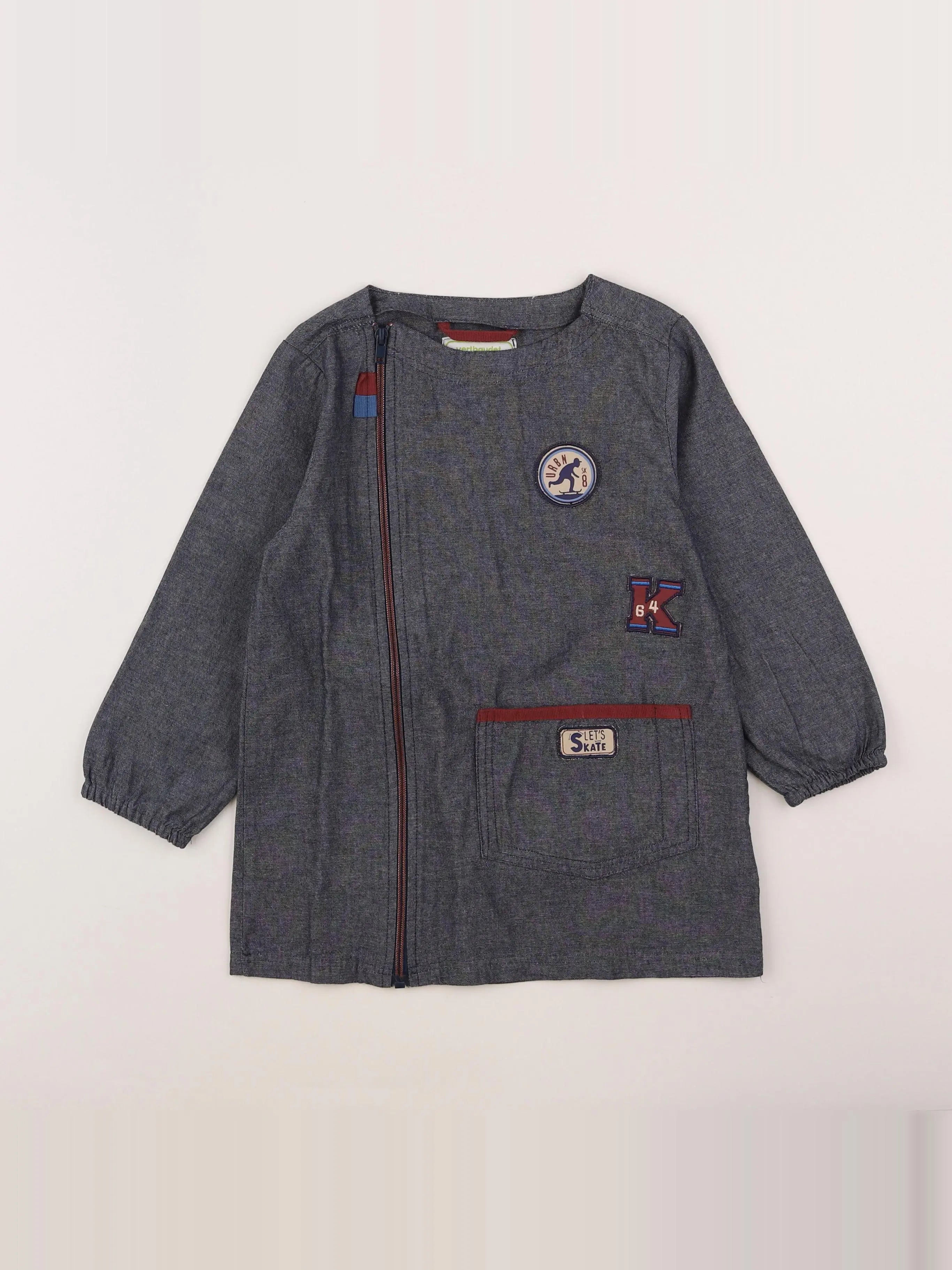 Vertbaudet - robe gris - 5 ans