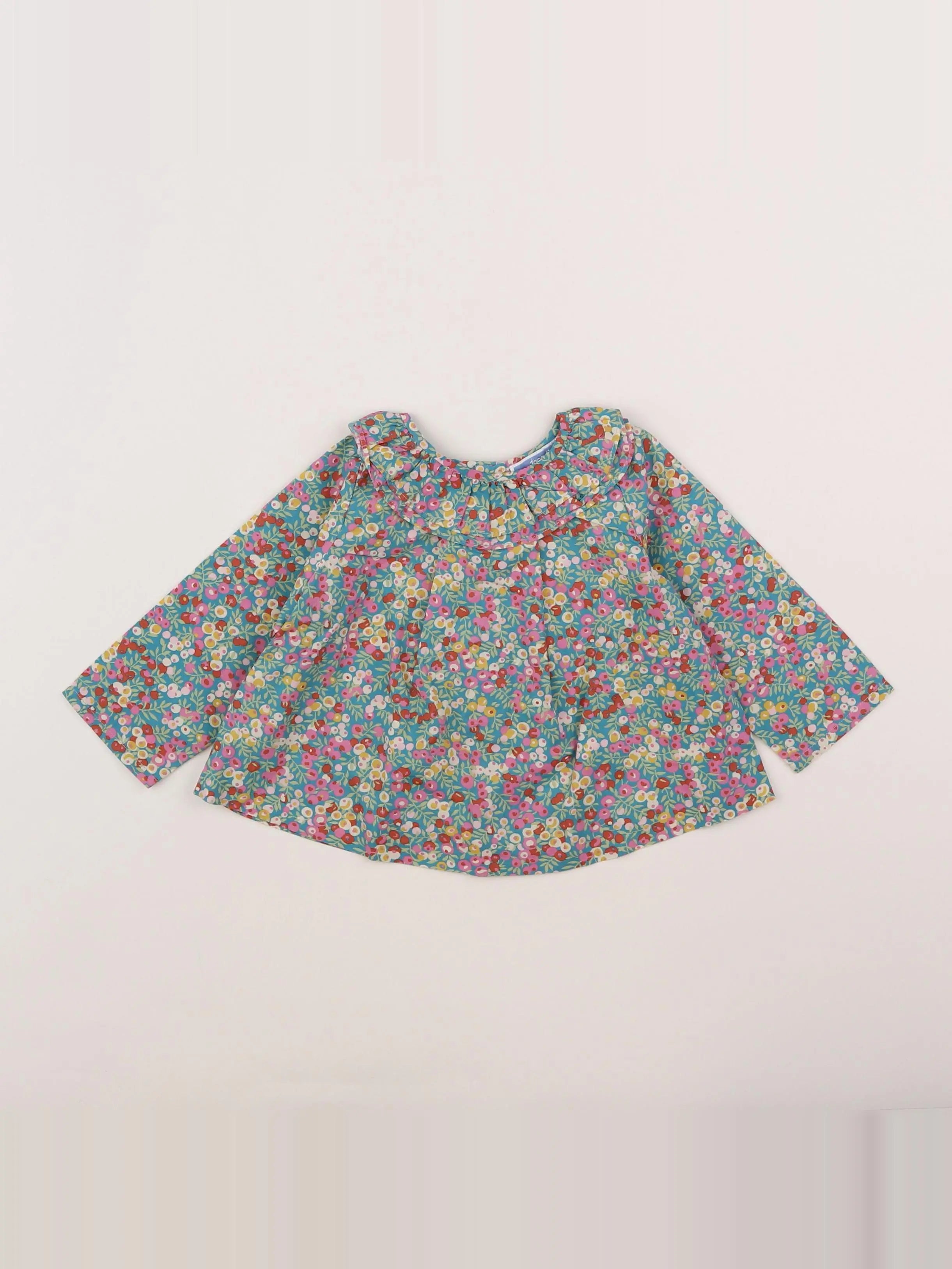 Jacadi - blouse liberty multicolore - 12 mois