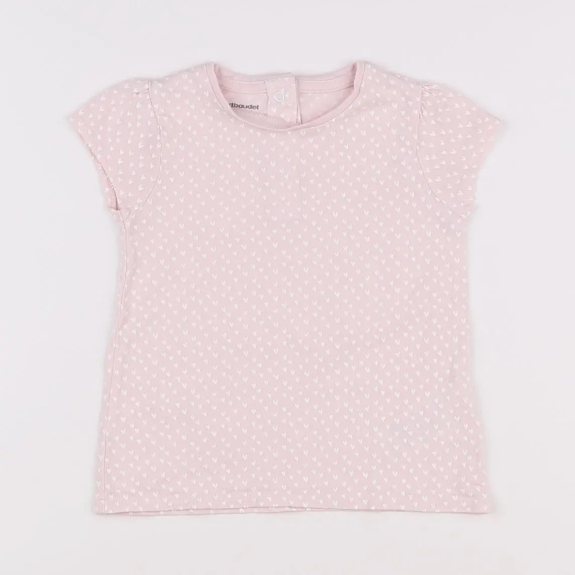 Vertbaudet - tee-shirt rose - 18 mois
