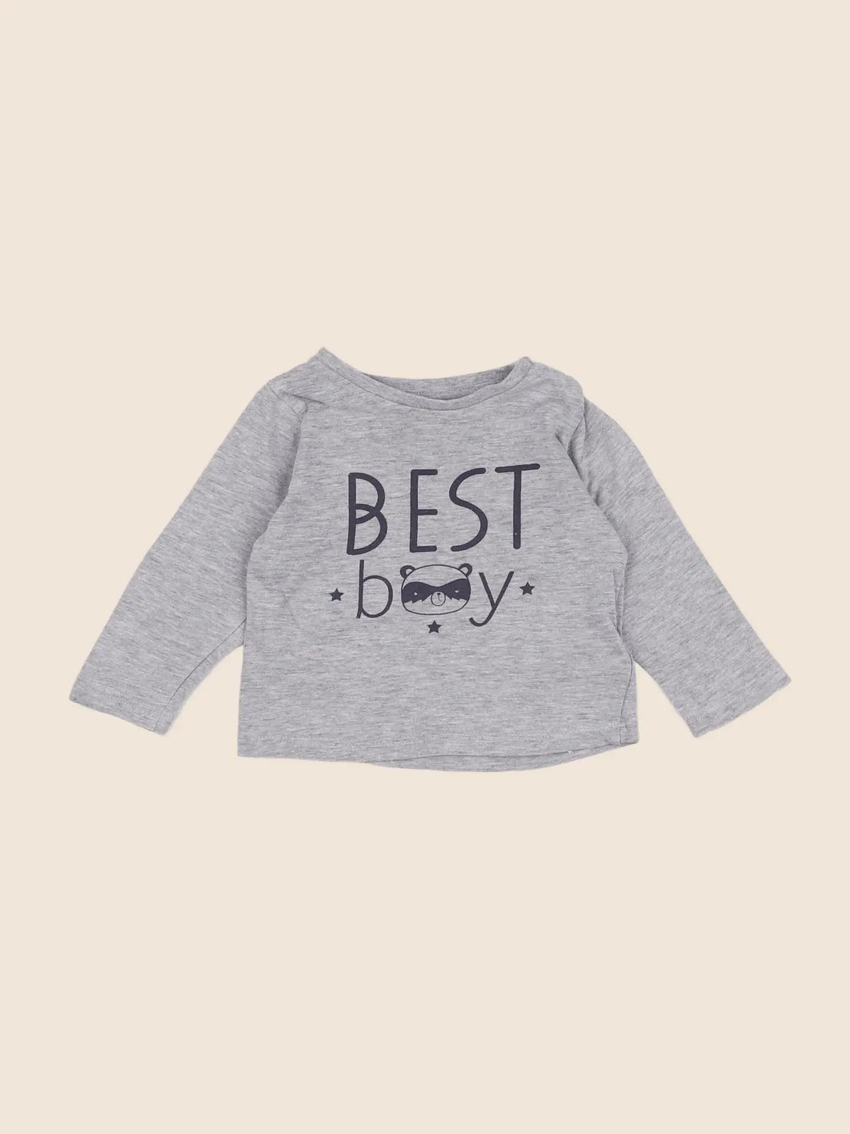 Vertbaudet - tee-shirt gris - 6 mois