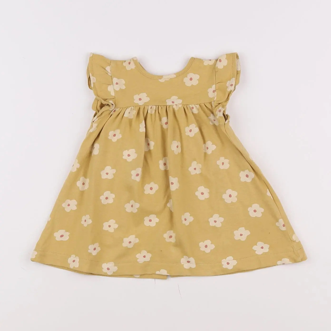 Vertbaudet - robe jaune - 6 mois