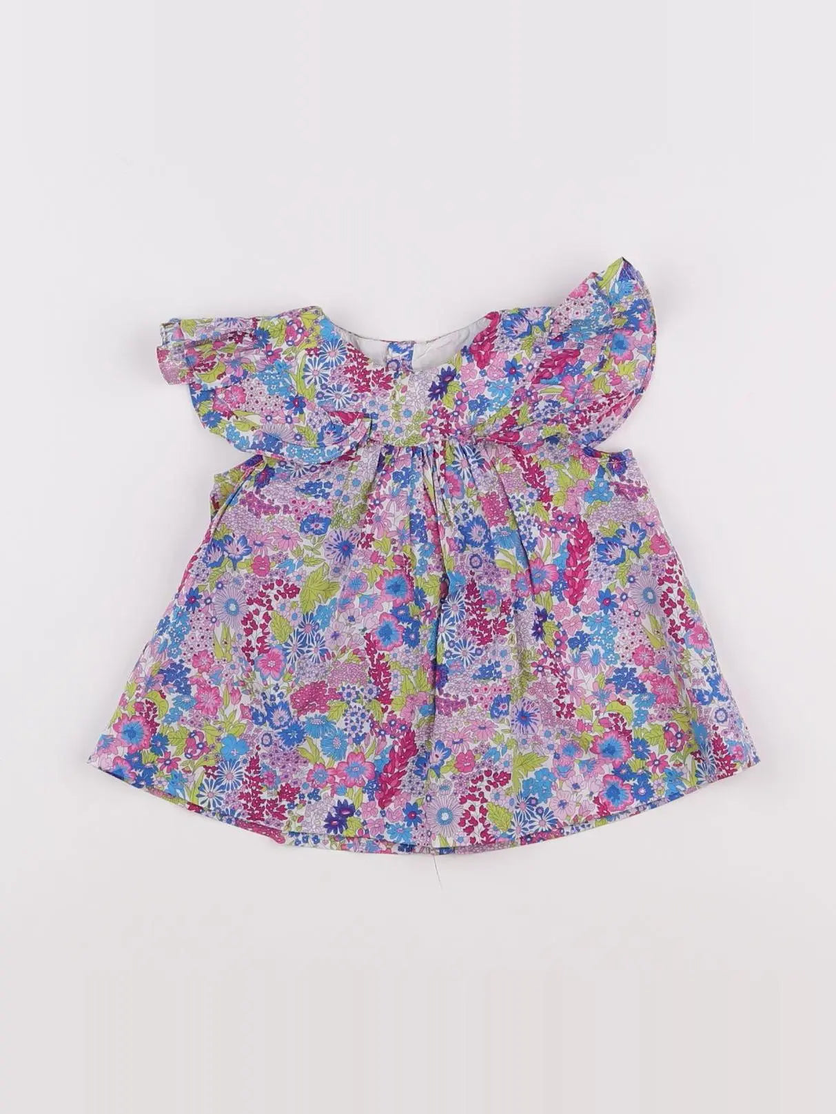 Jacadi - blouse liberty multicolore - 12 mois