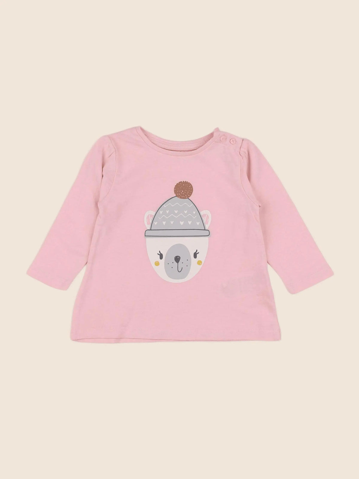 Vertbaudet - tee-shirt rose - 6 mois