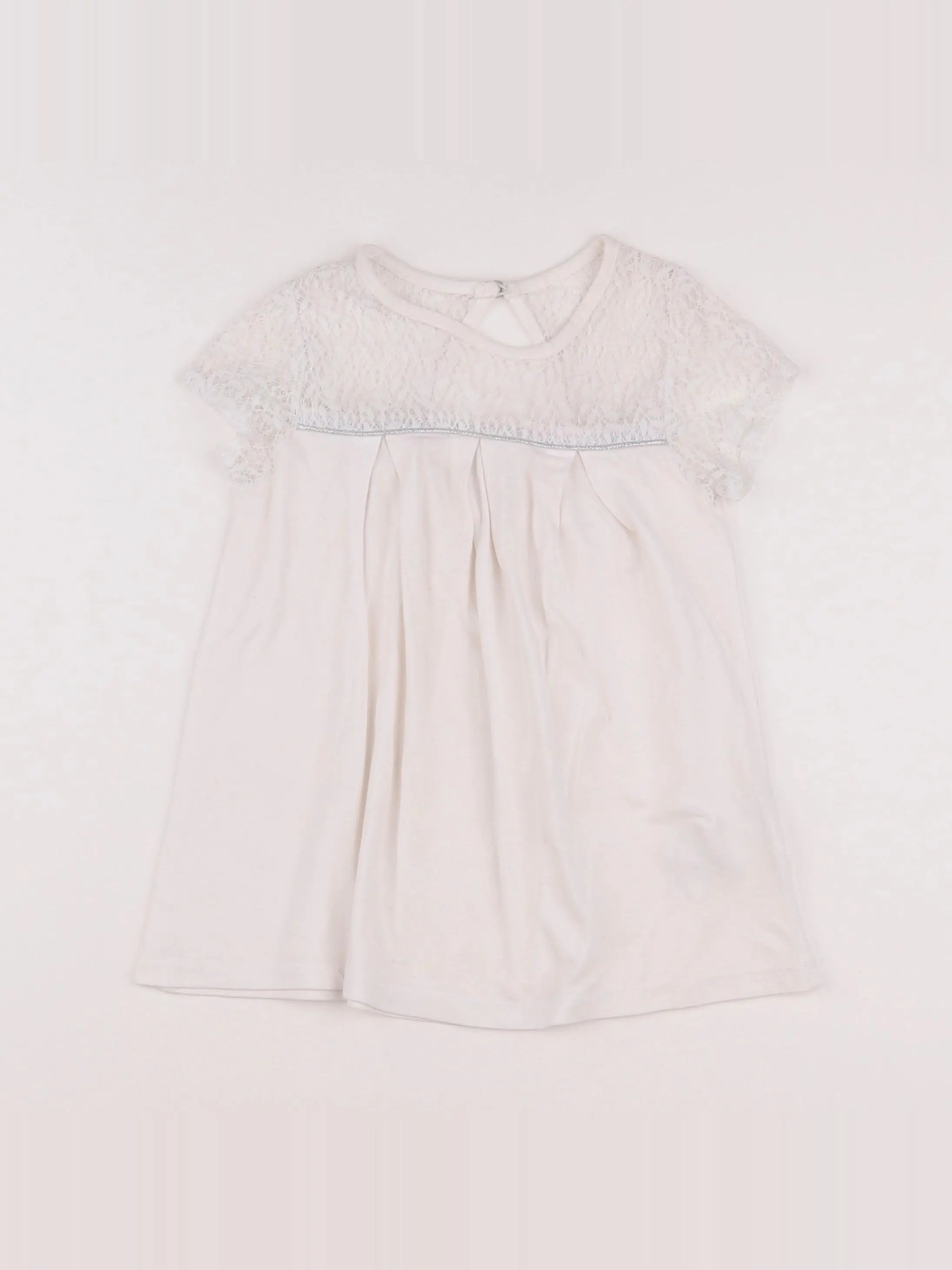 Vertbaudet - robe blanc - 8 ans