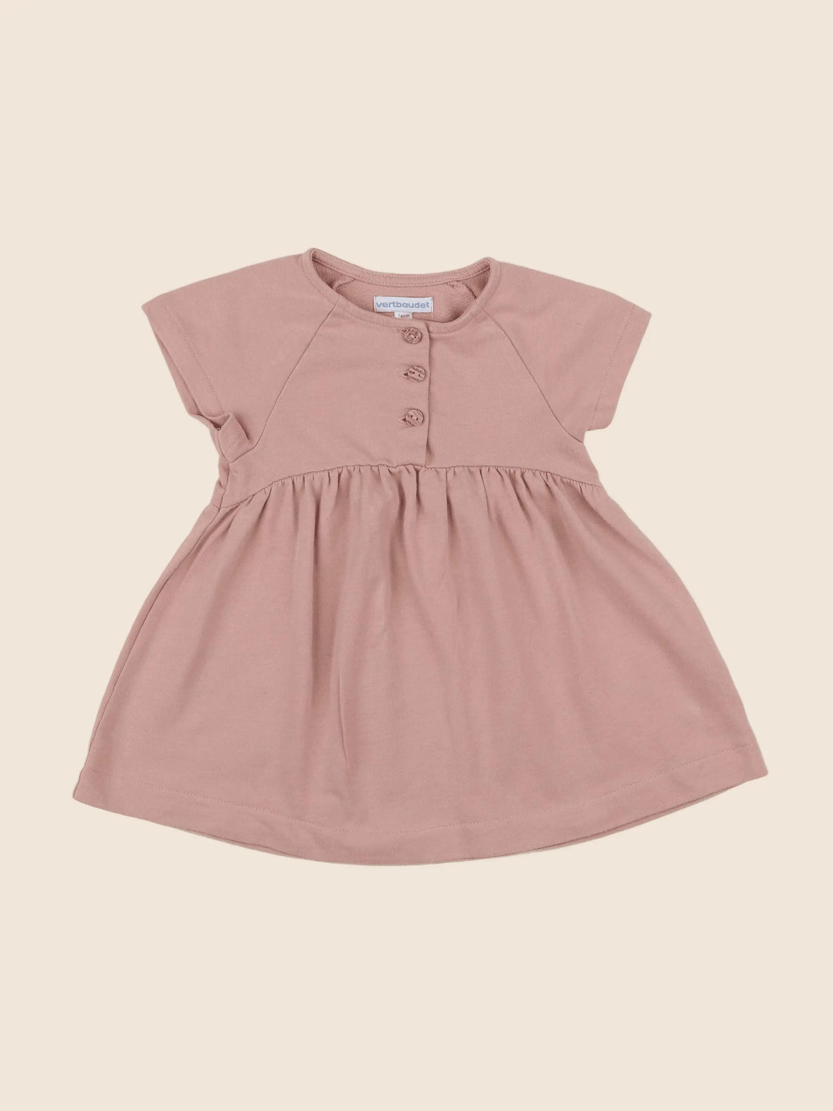 Vertbaudet - robe rose - 12 mois