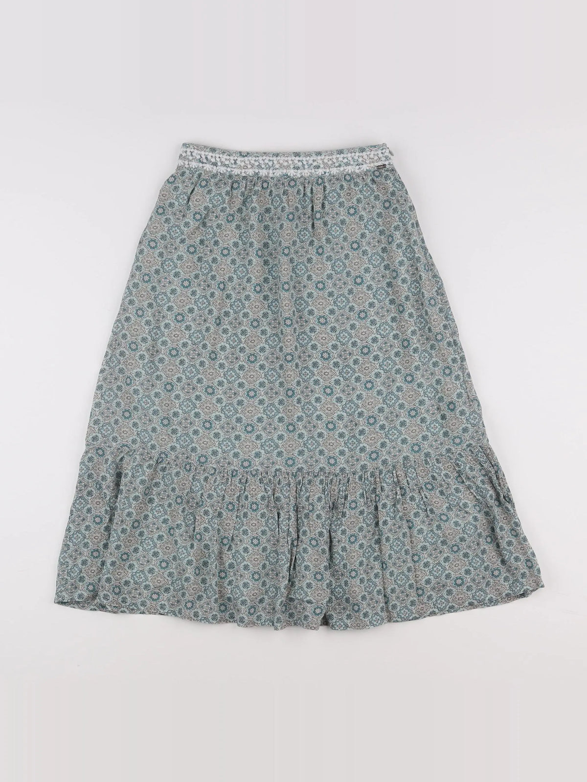 IKKS - jupe vert, bleu - 8 ans