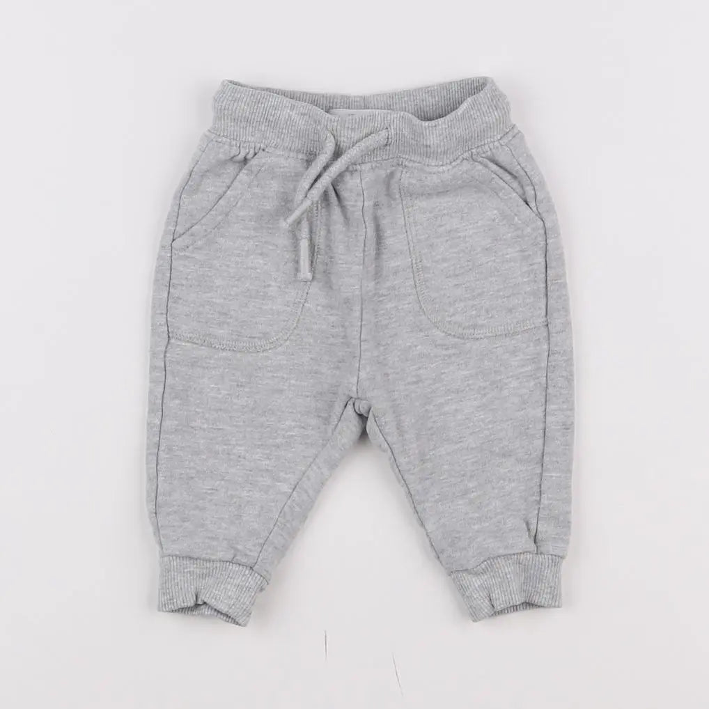 Vertbaudet - jogging gris - 3 mois