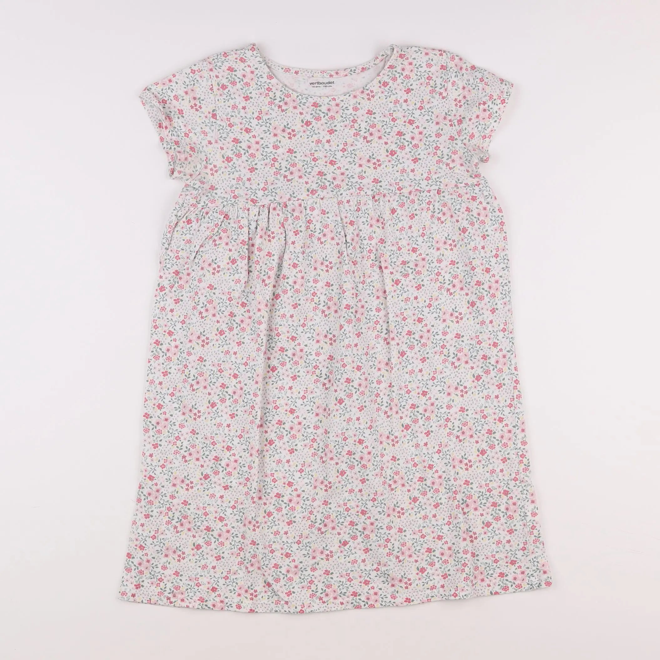 Vertbaudet - robe multicolore - 10 ans