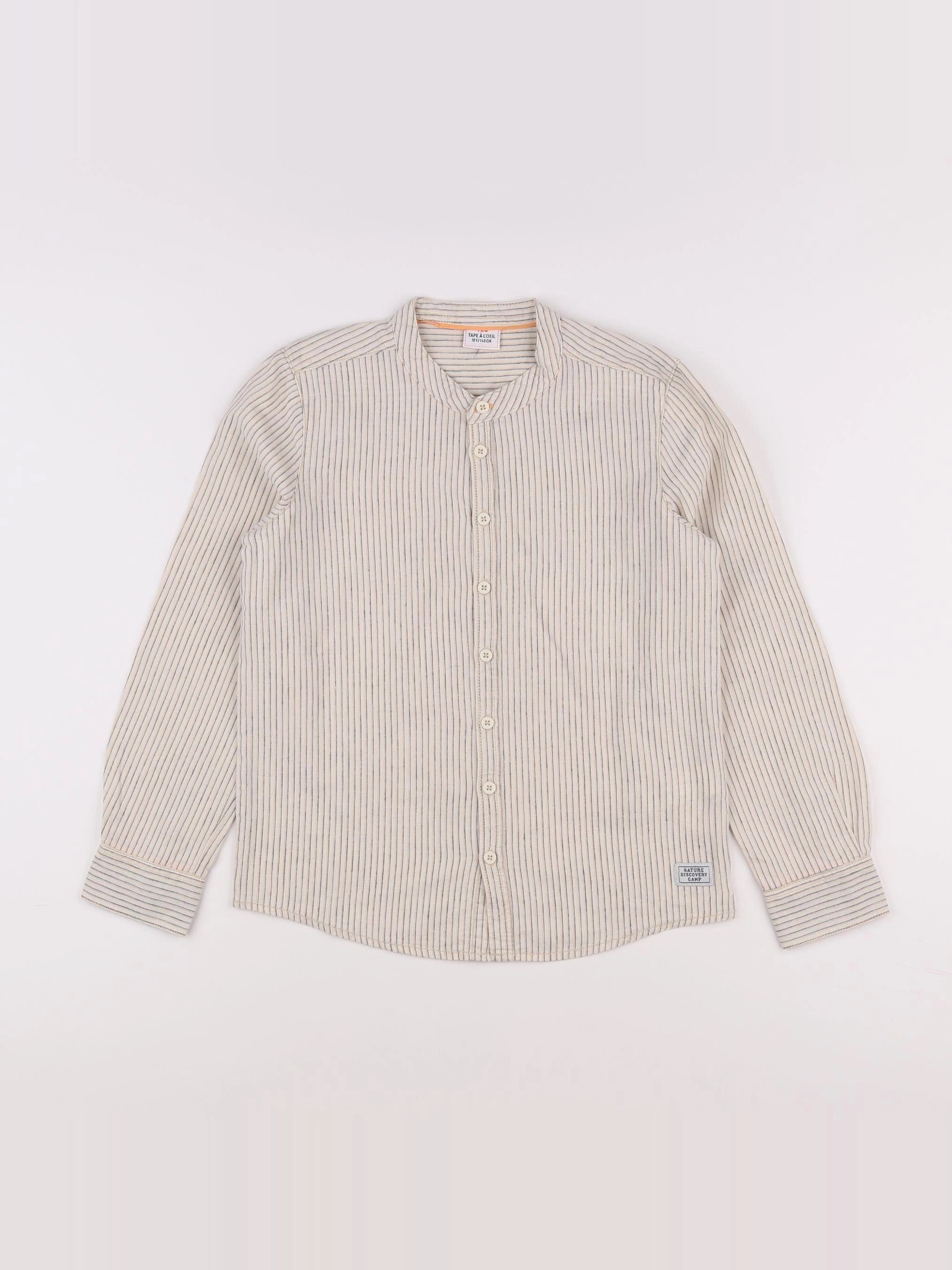 Tape à l'oeil - chemise beige, orange - 10 ans