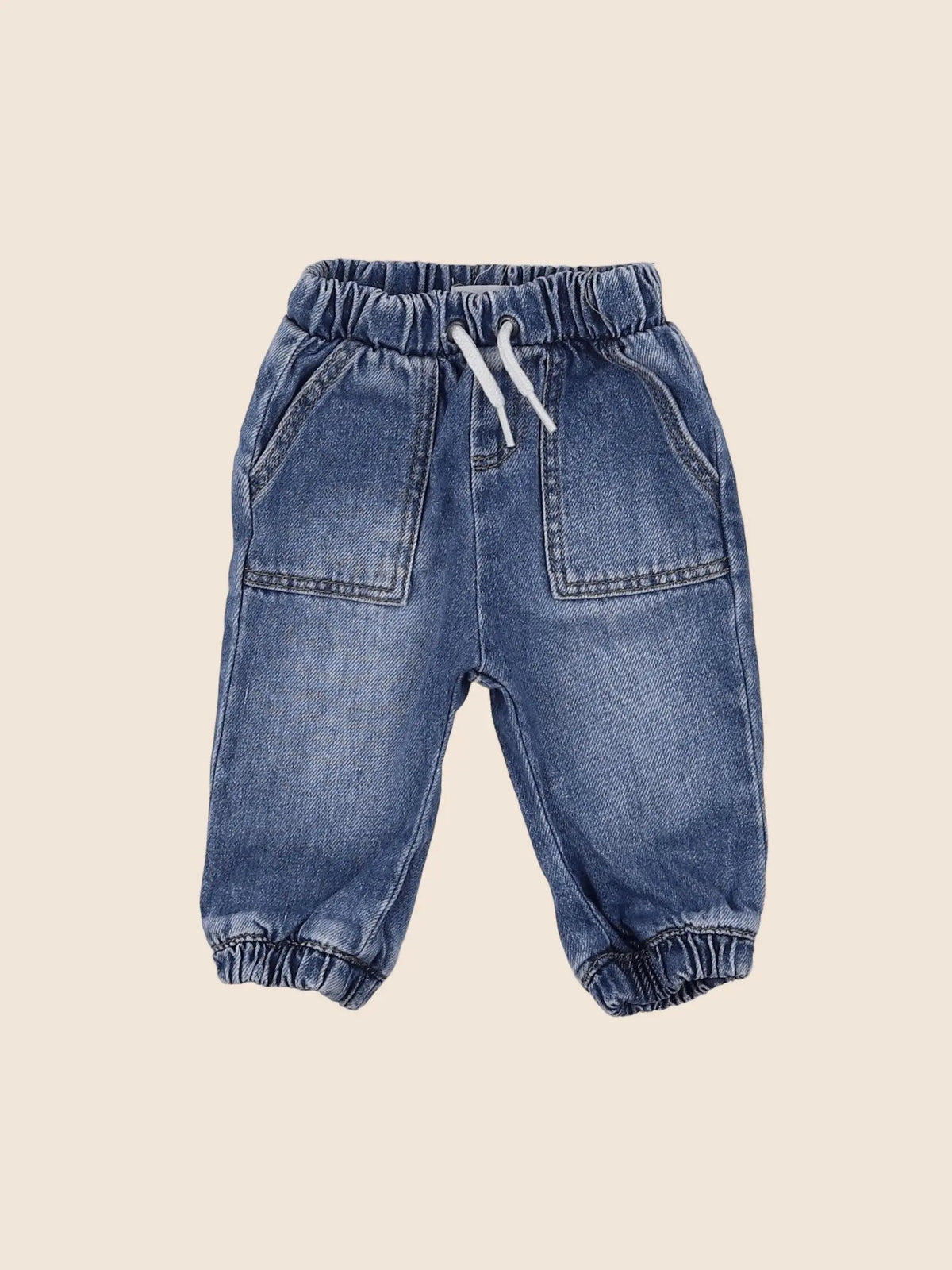 Vertbaudet - jean bleu - 3 mois