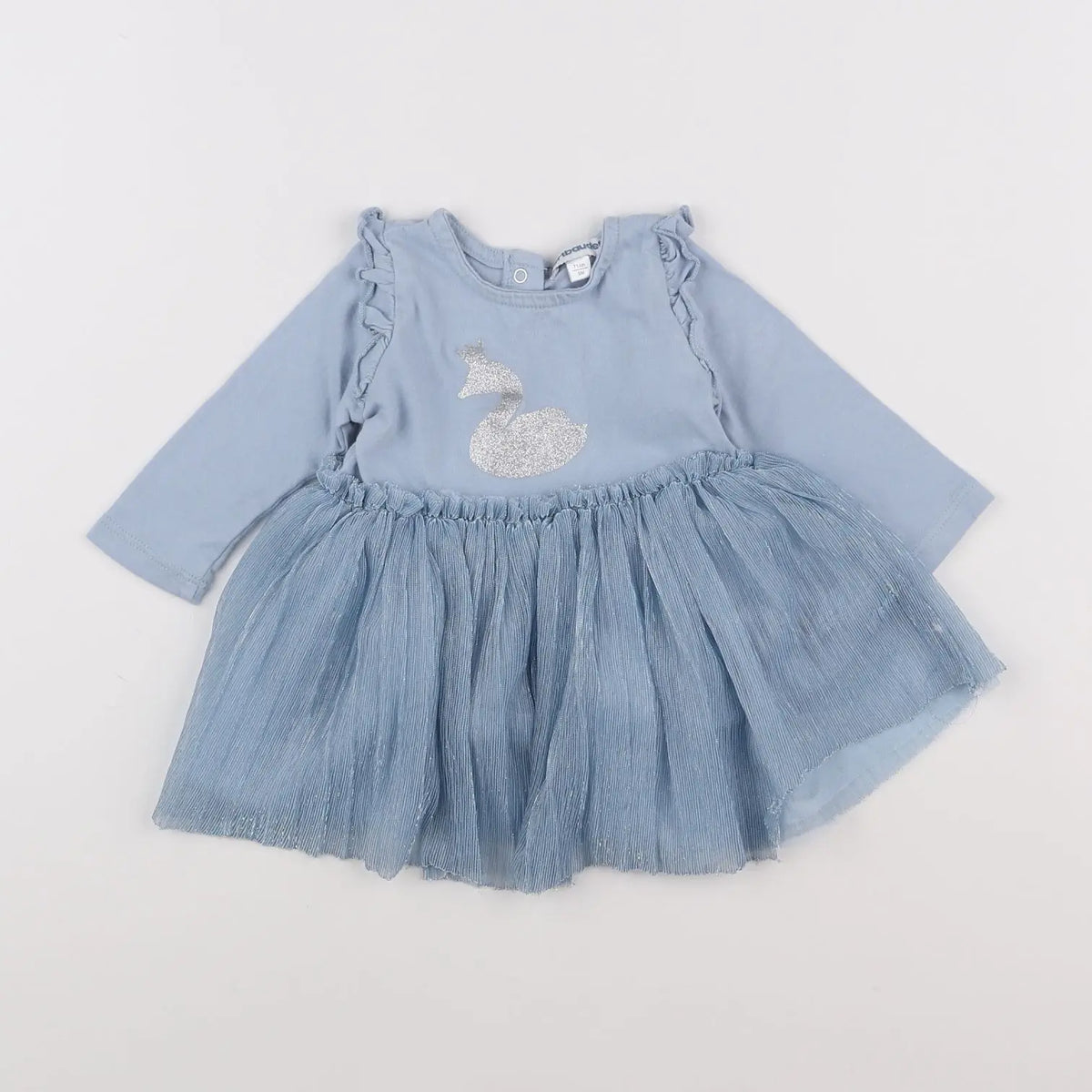 Vertbaudet - robe bleu - 9 mois