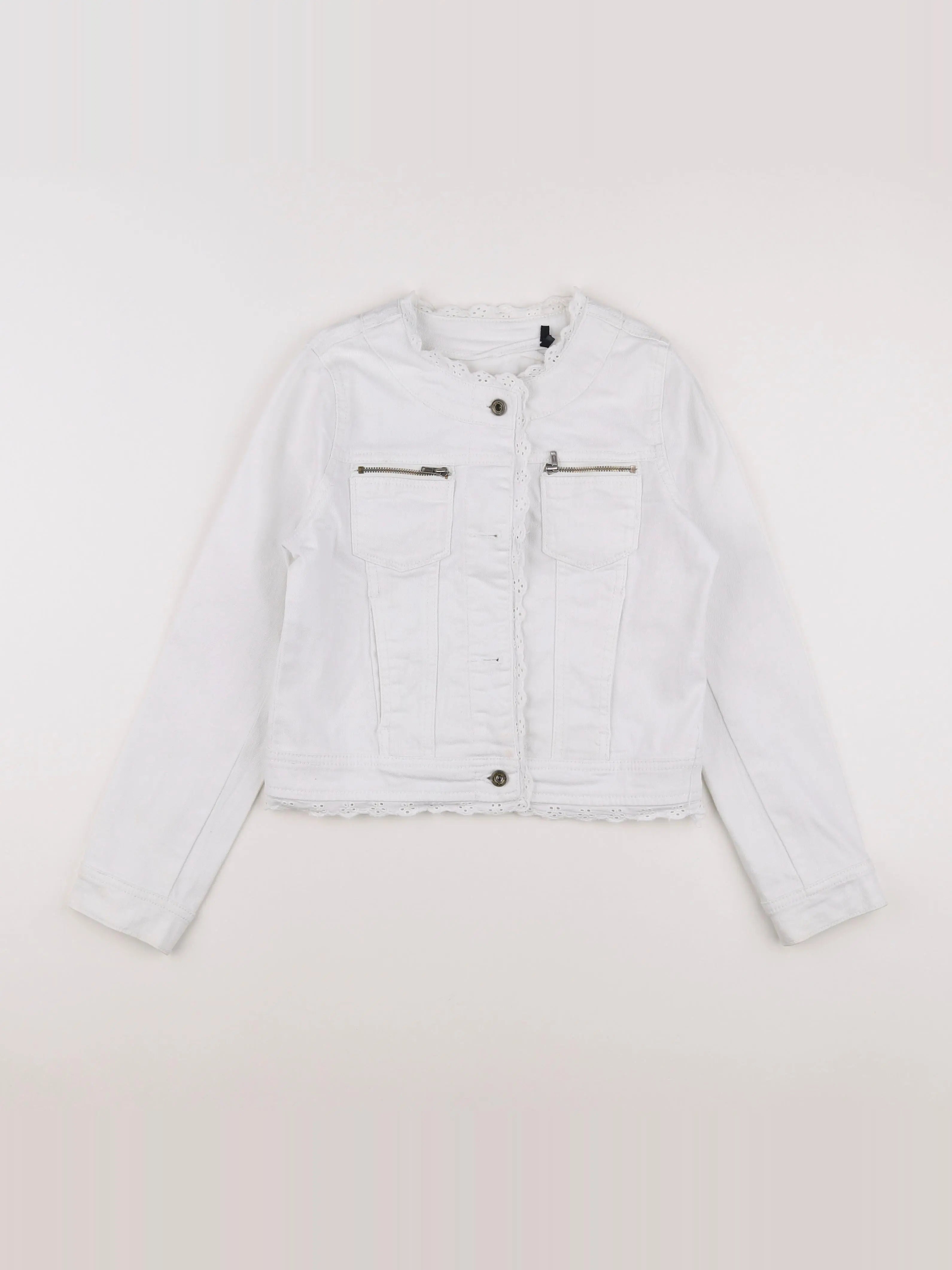 IKKS - veste blanc - 10 ans