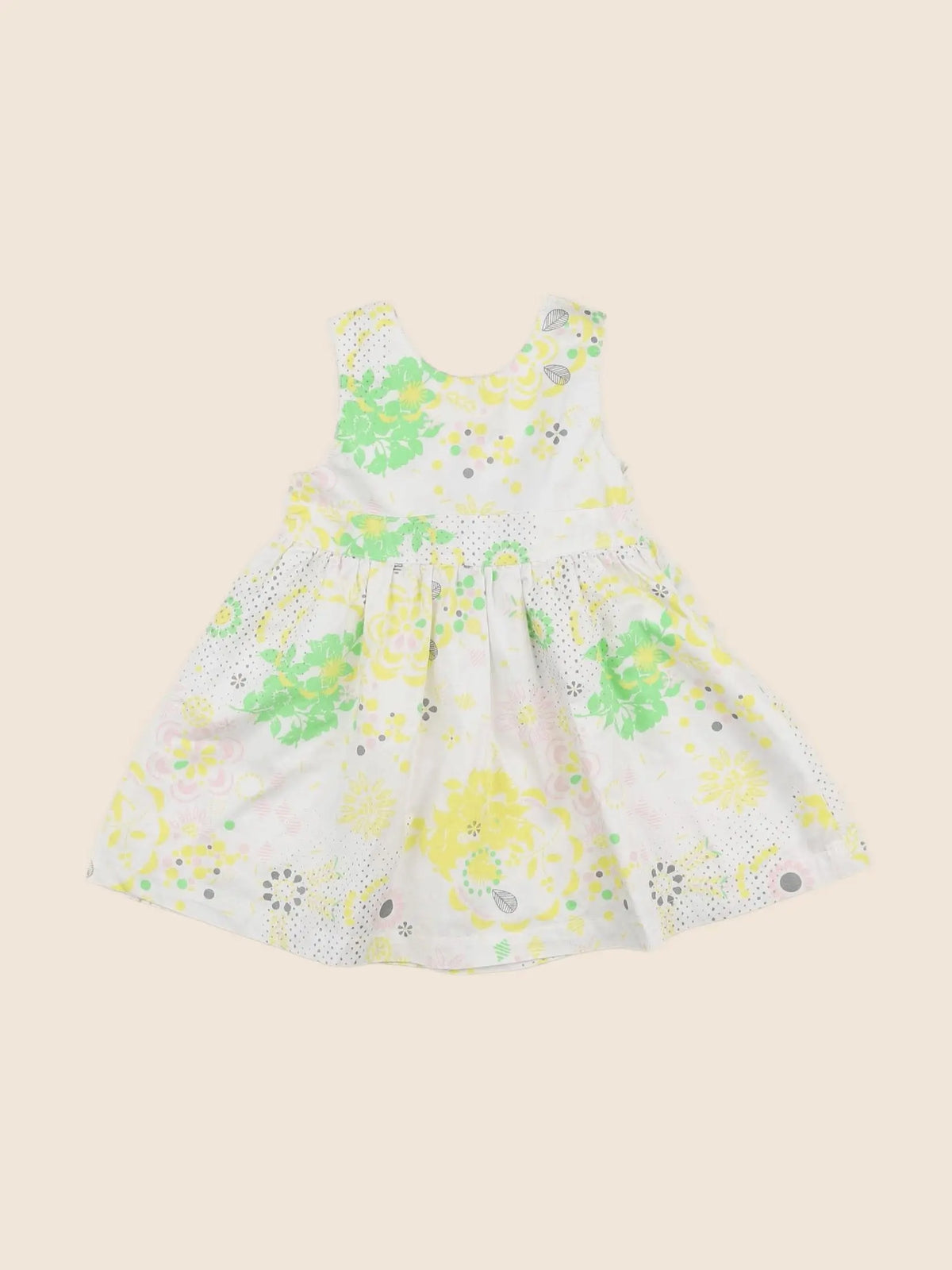 Vertbaudet - robe multicolore - 12 mois