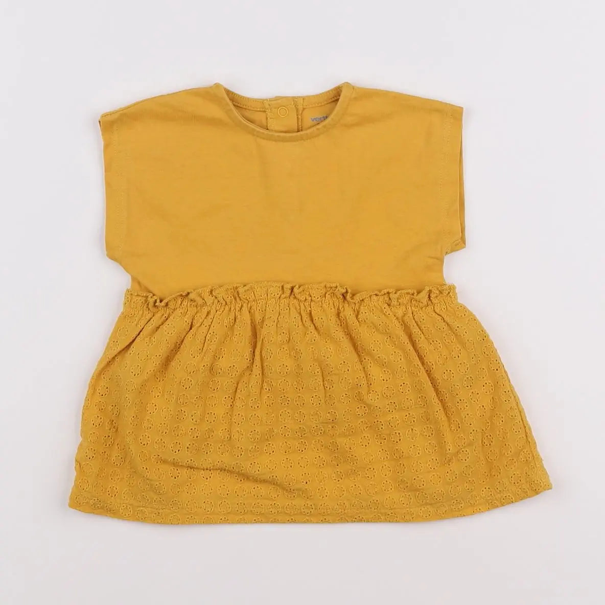 Vertbaudet - robe jaune - 3 mois