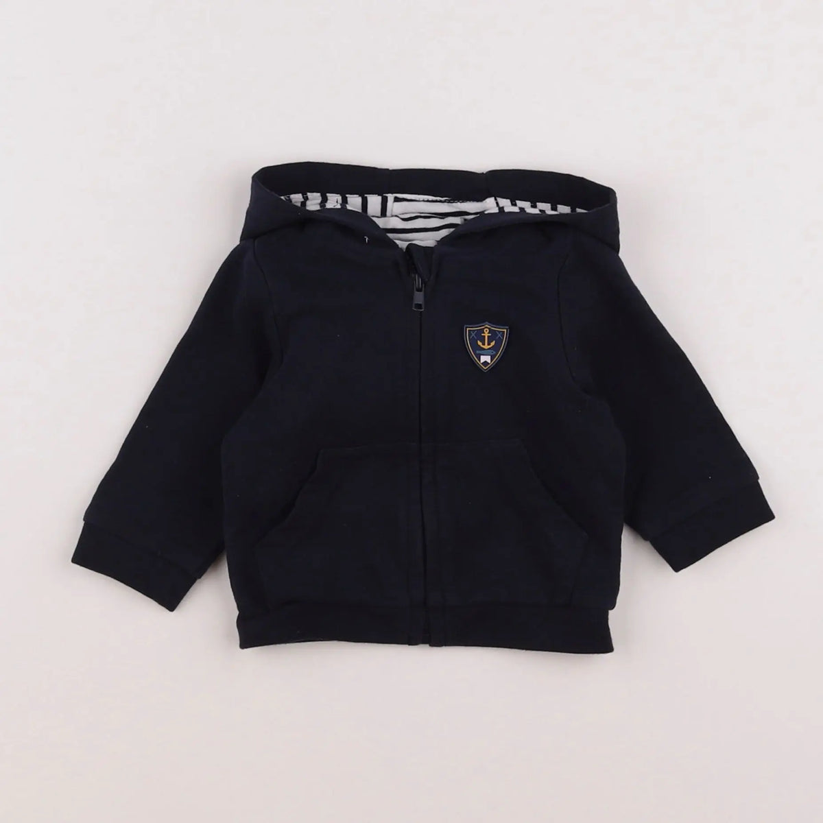 Vertbaudet - sweat bleu - 3 mois