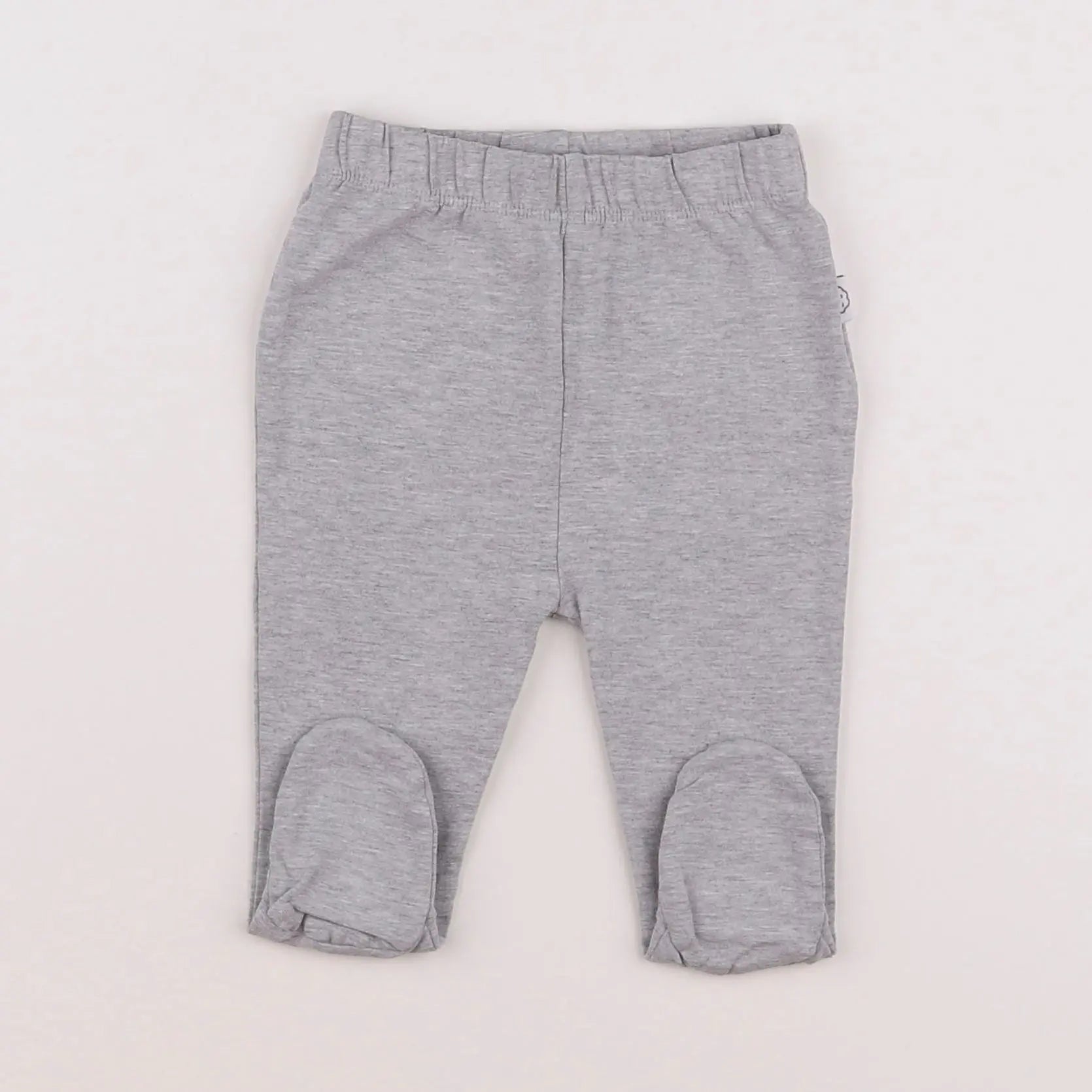 Vertbaudet - legging gris - 6 mois