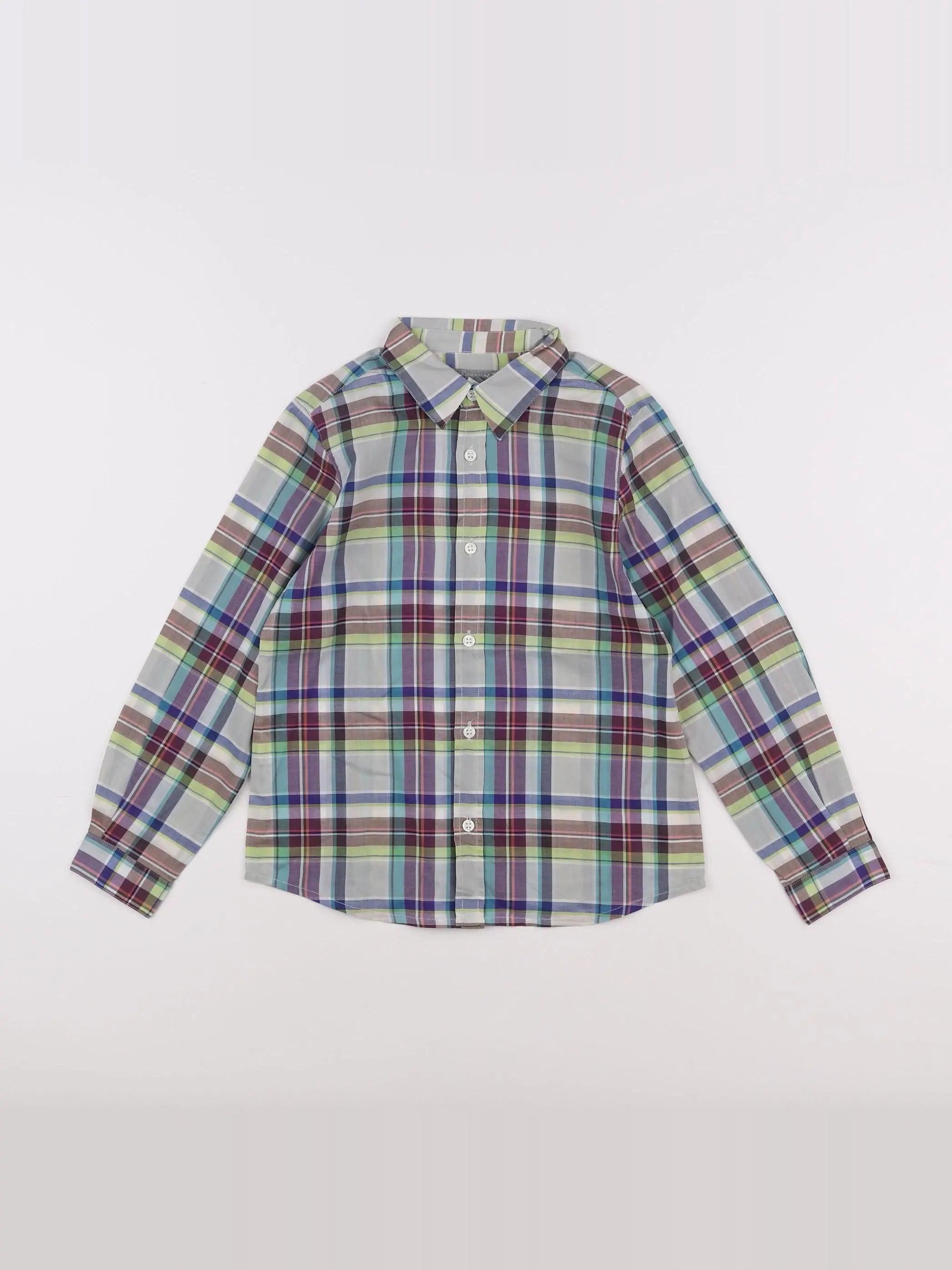 Bonpoint - chemise multicolore - 8 ans