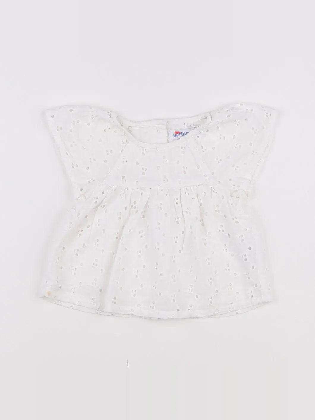 Vertbaudet - blouse blanc - 3 mois