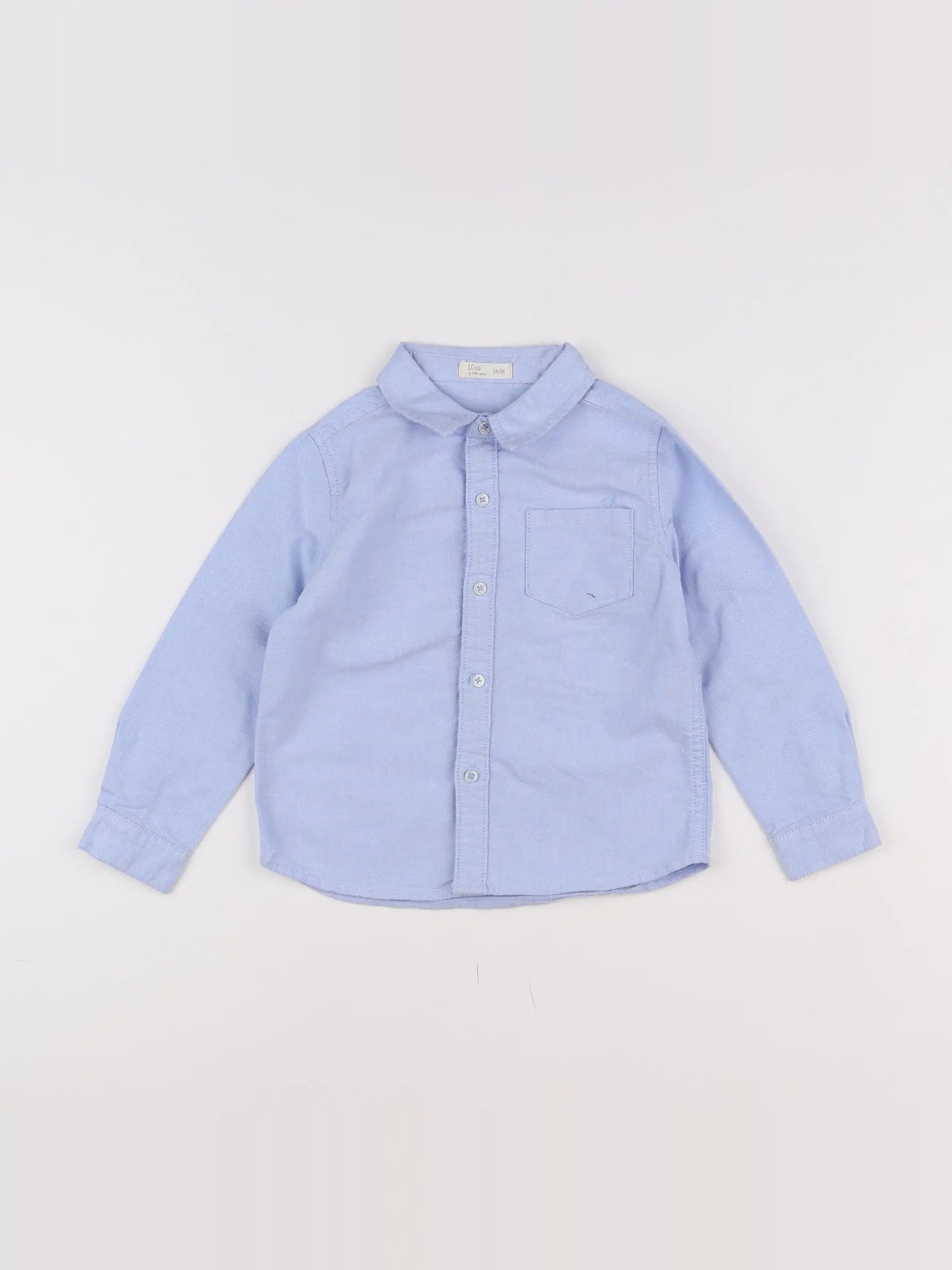 Little Cigogne - chemise bleu - 3 ans
