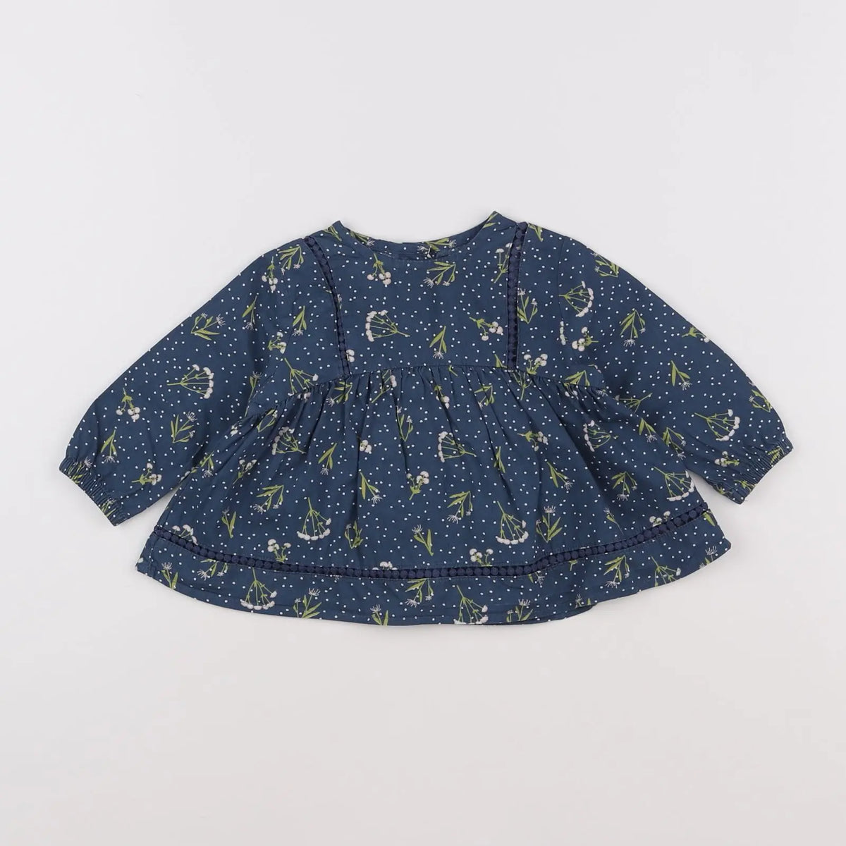 Vertbaudet - blouse multicolore - 6 mois