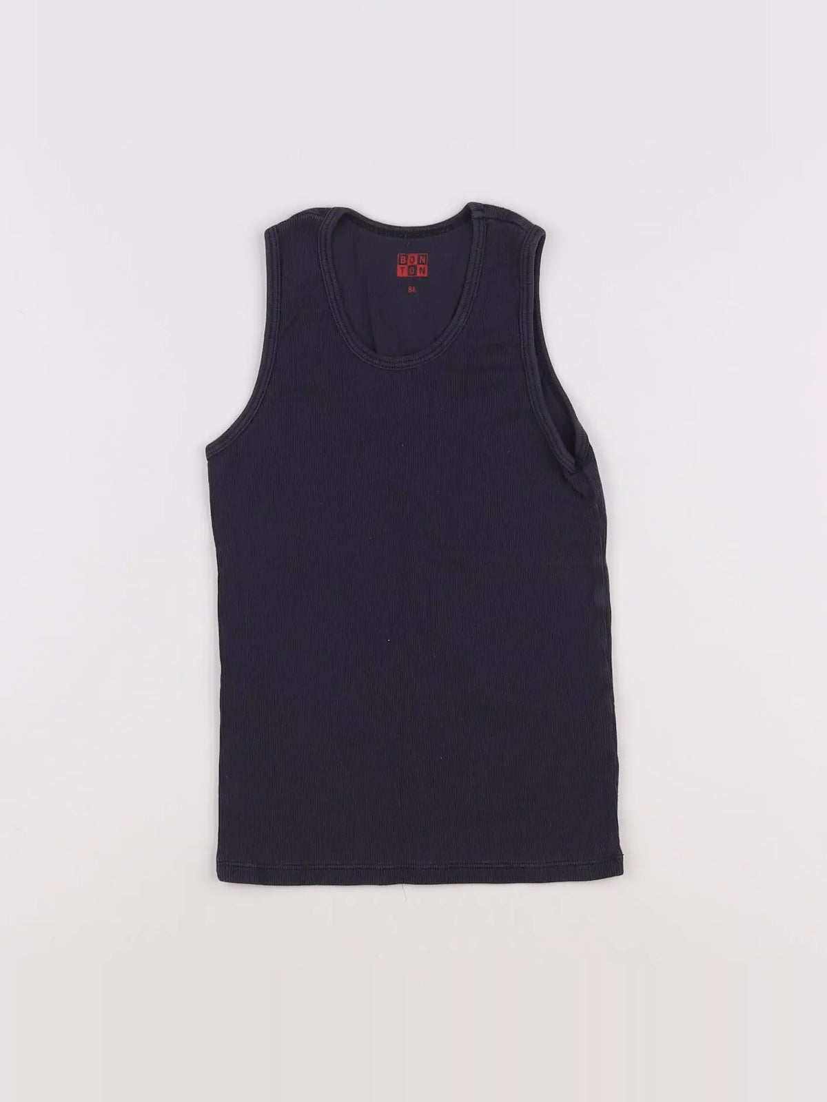Bonton - maillot de corps bleu - 8 ans