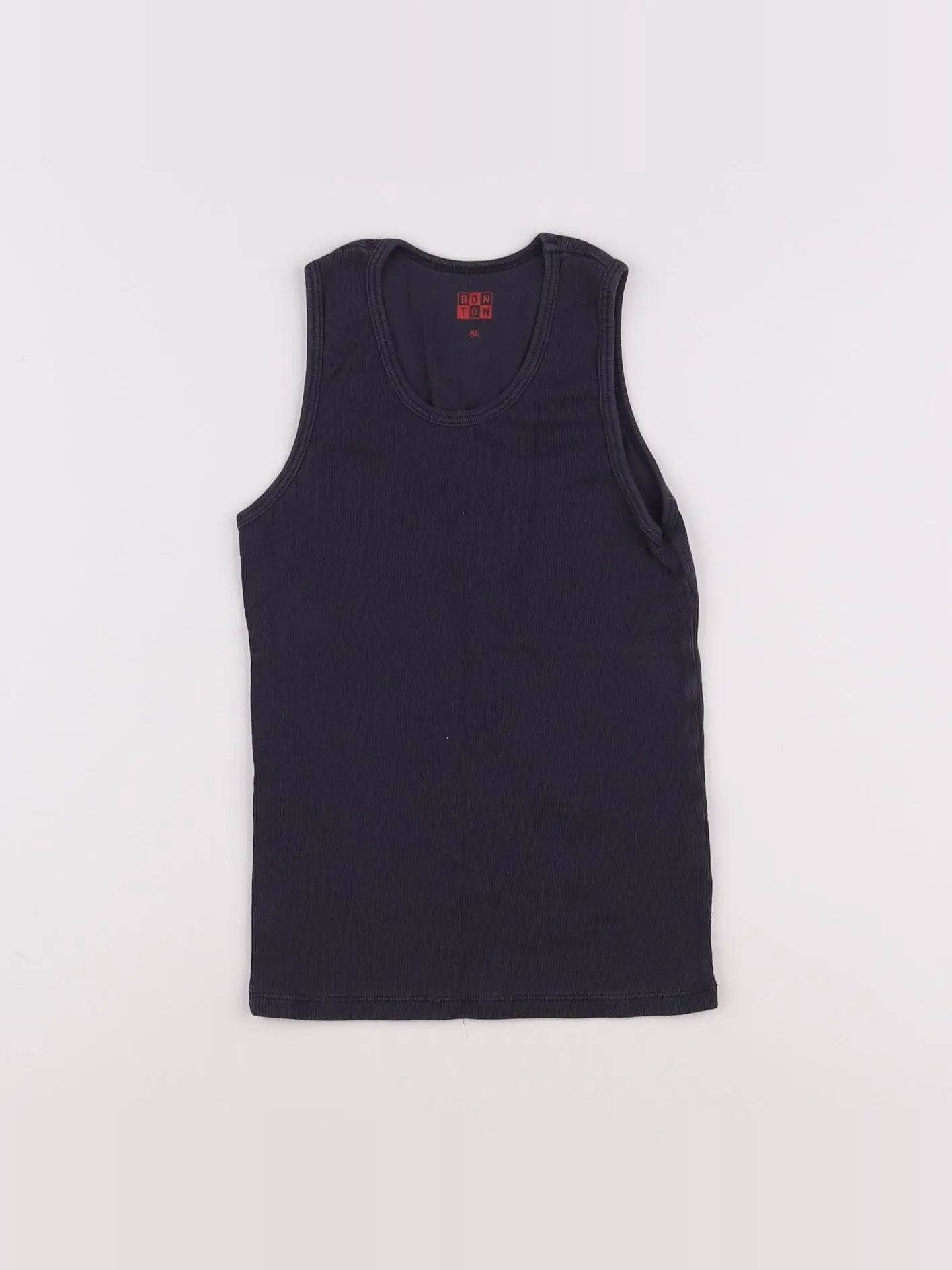 Bonton - maillot de corps bleu - 8 ans