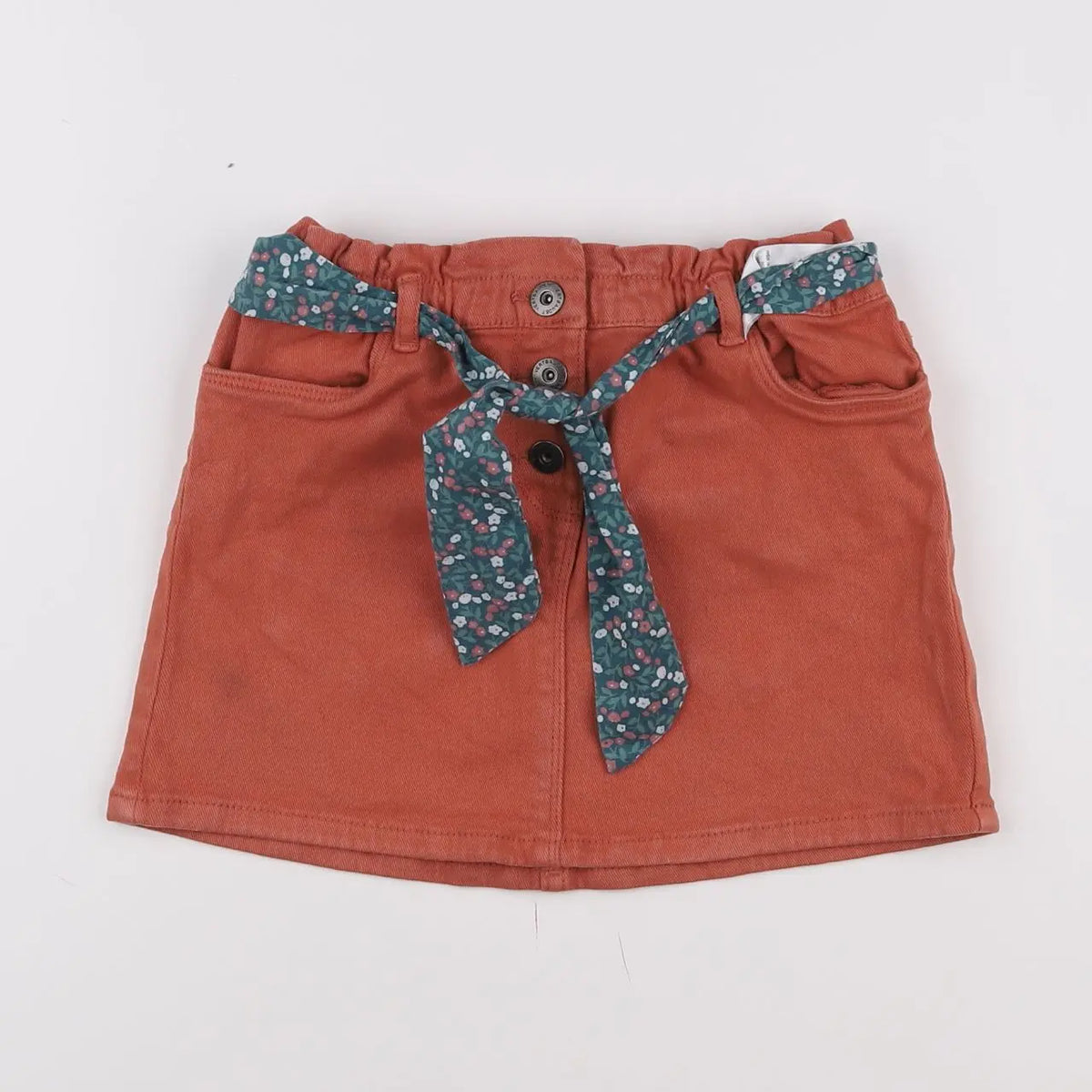 Vertbaudet - jupe rouge - 8 ans