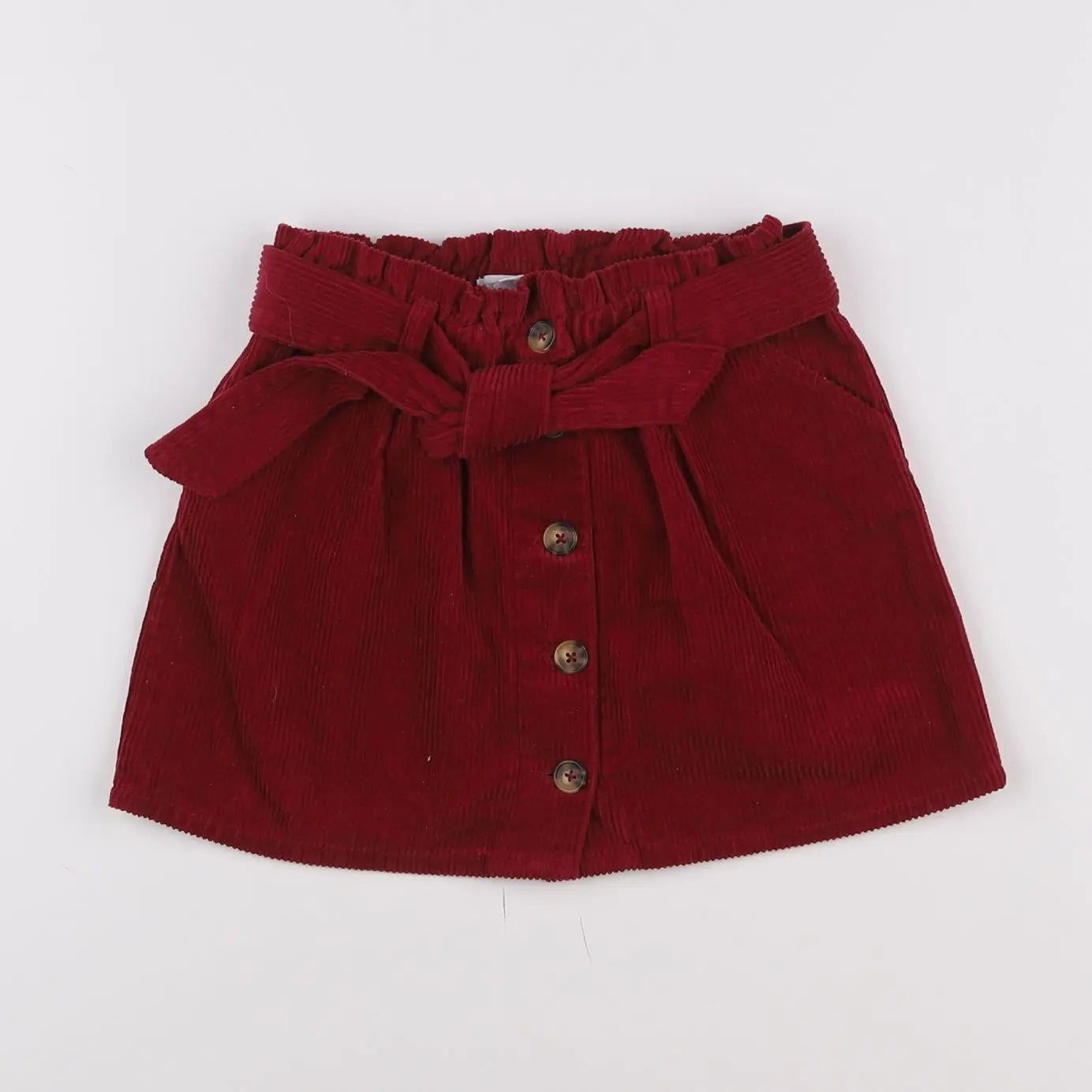 Vertbaudet - jupe rouge - 5 ans
