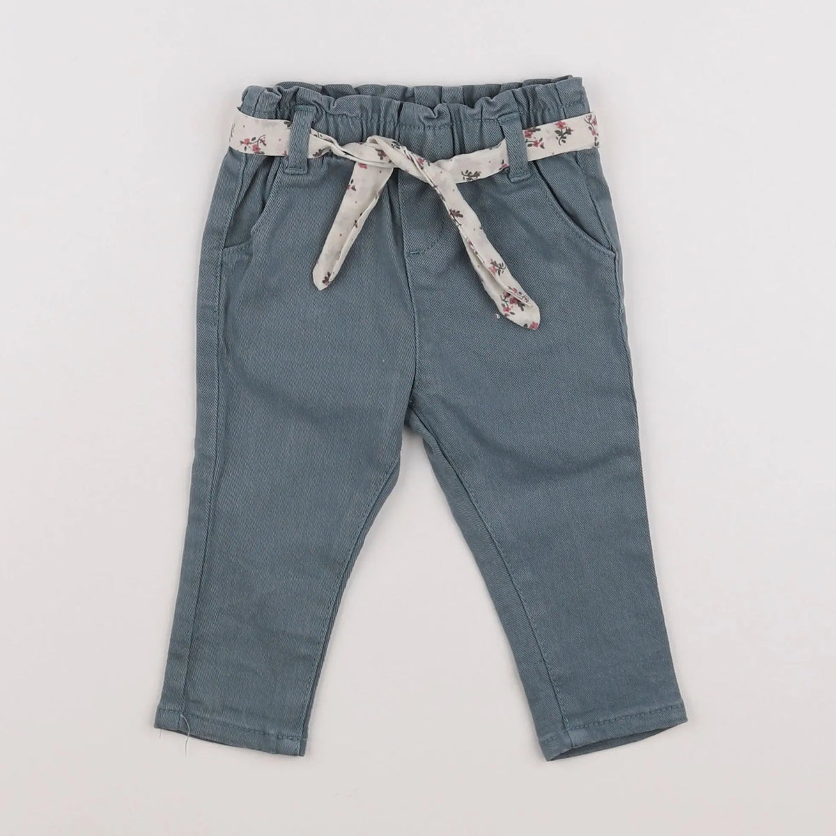 Vertbaudet - jean bleu - 9 mois