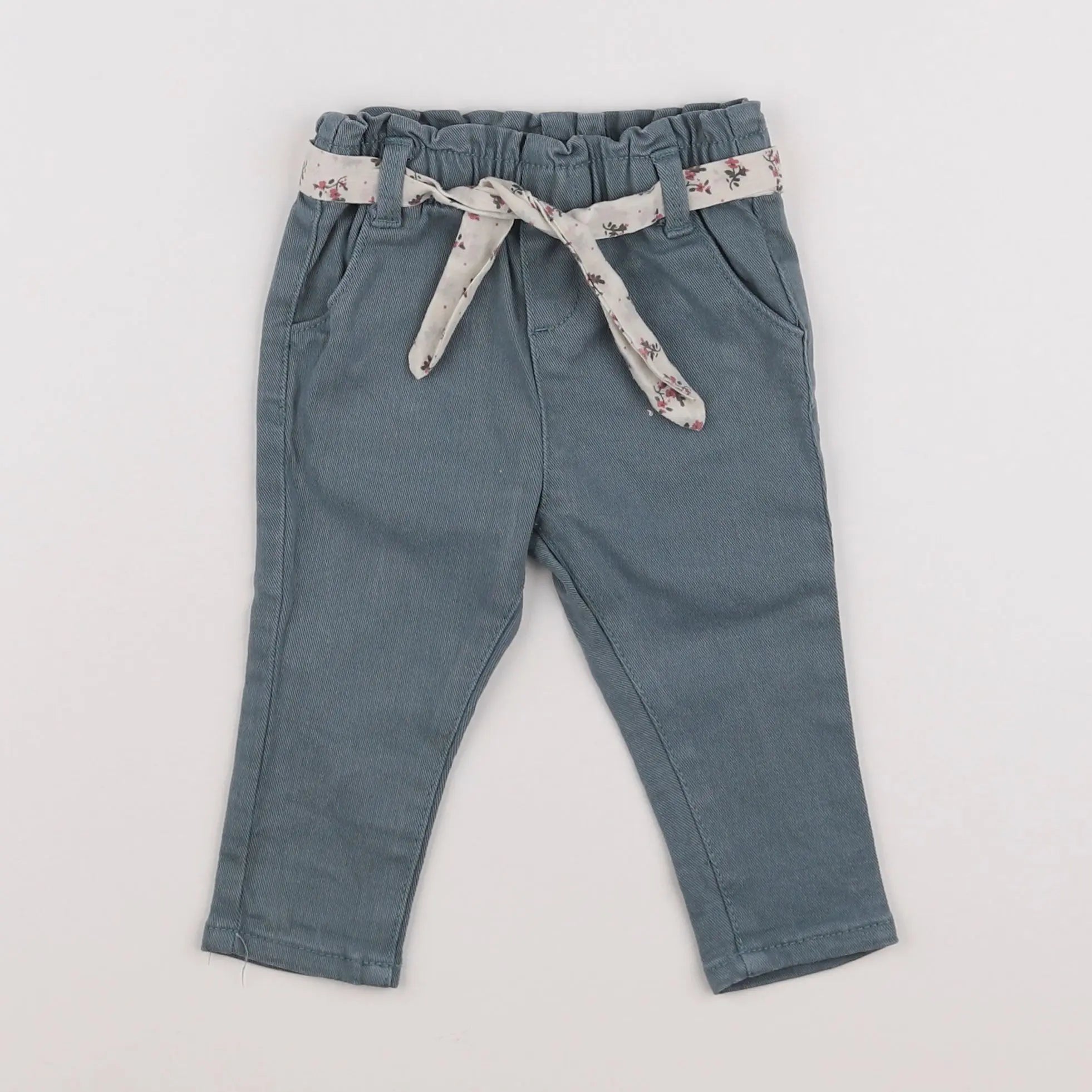 Vertbaudet - jean bleu - 9 mois