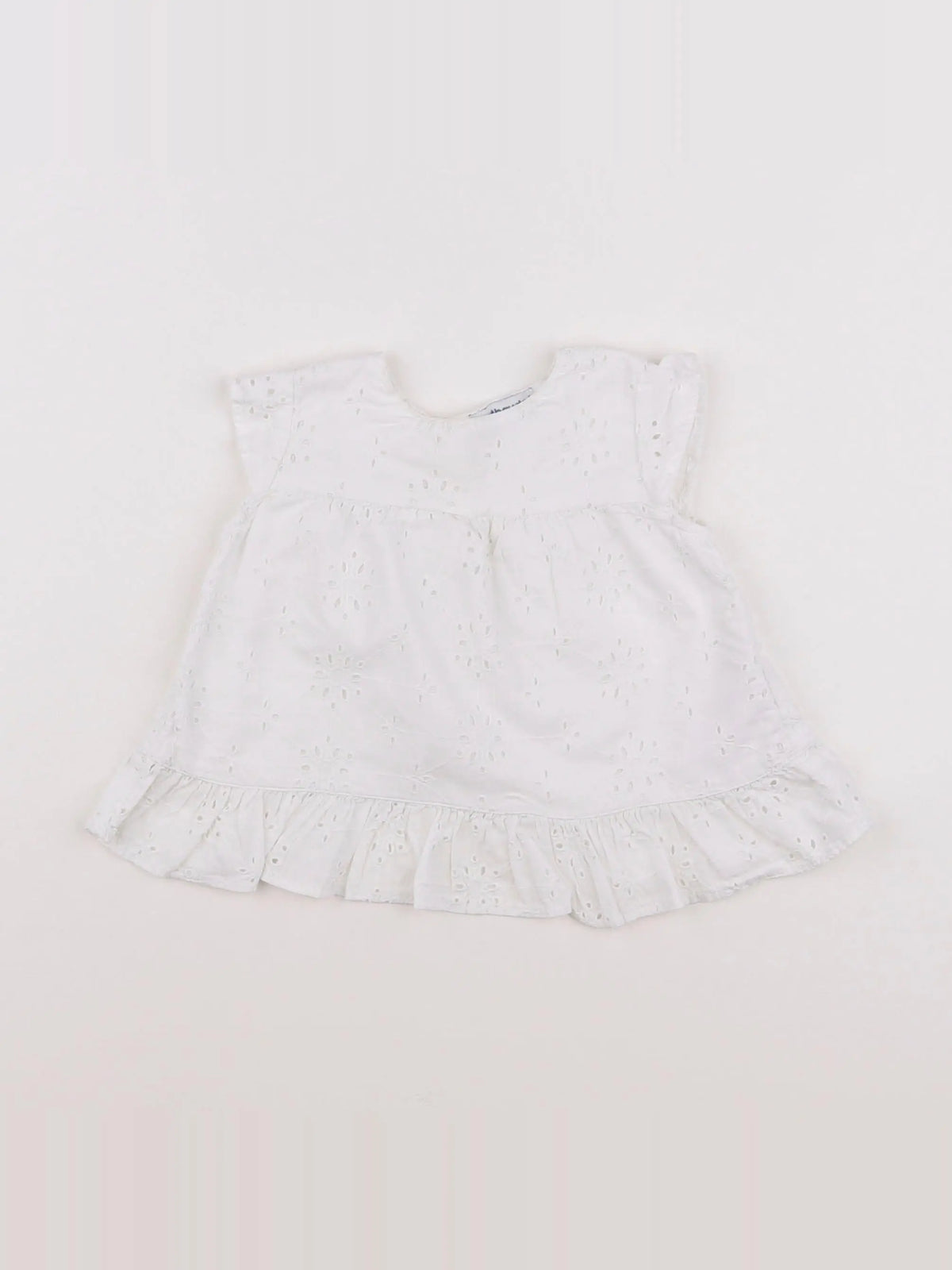 Vertbaudet - blouse blanc - 18 mois