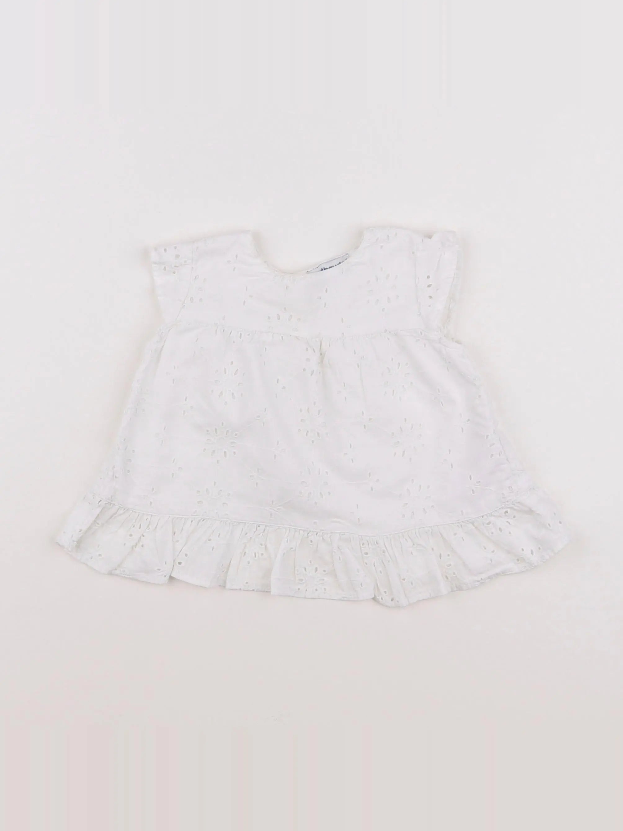 Vertbaudet - blouse blanc - 18 mois