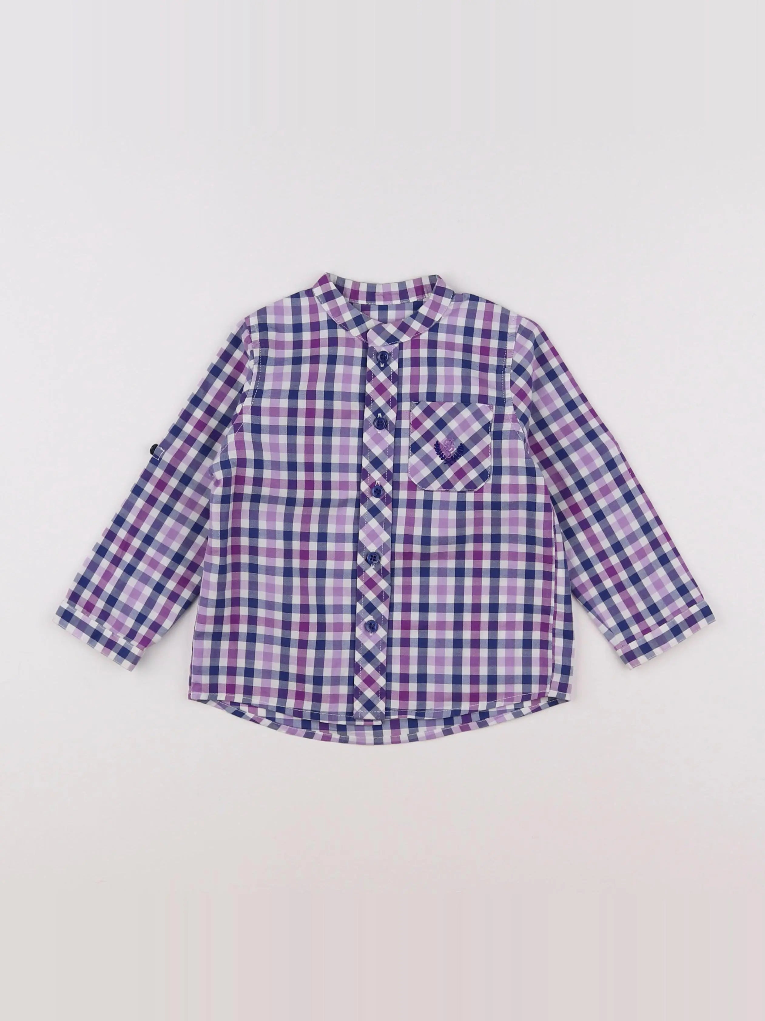 Pili Carrera - chemise rose - 2 ans