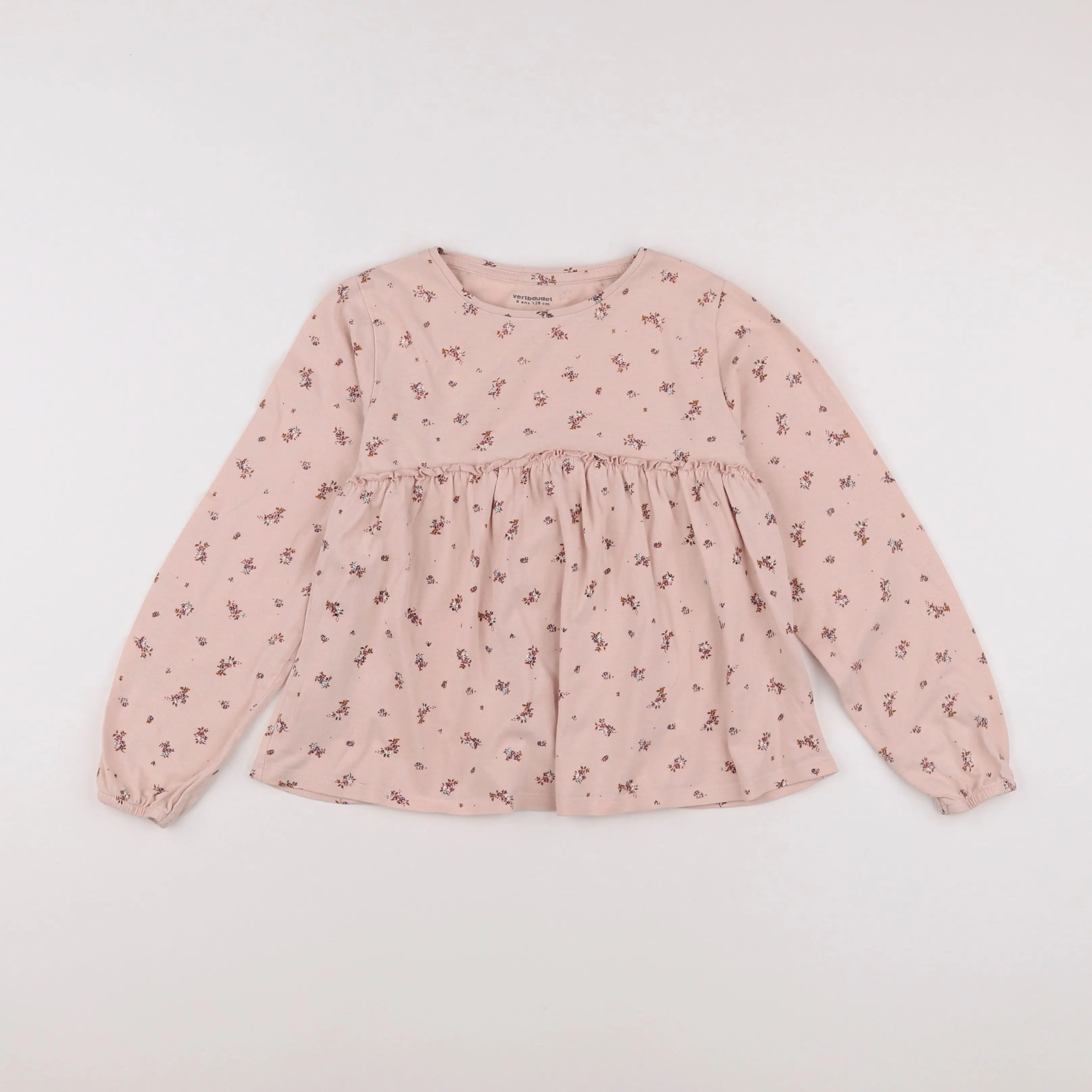 Vertbaudet - tee-shirt rose - 8 ans