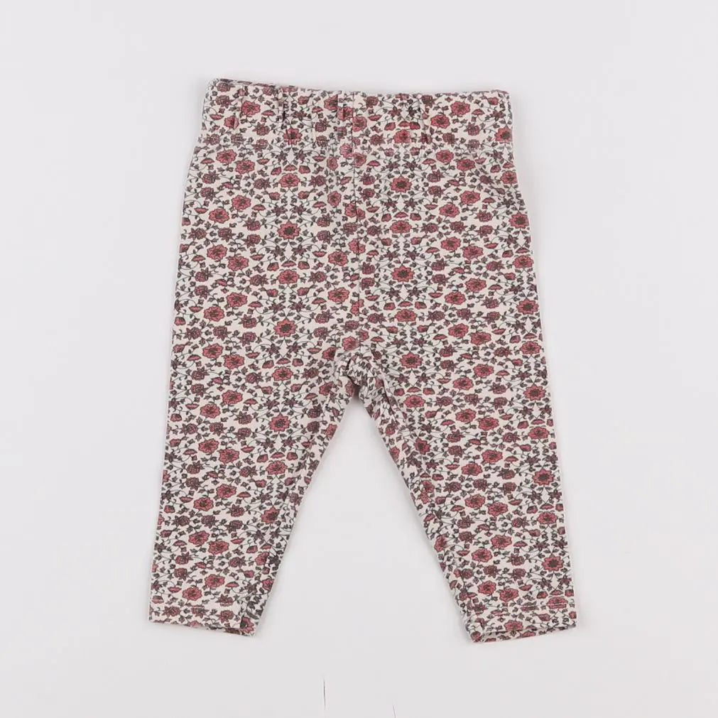 Vertbaudet - legging rouge - 3 mois