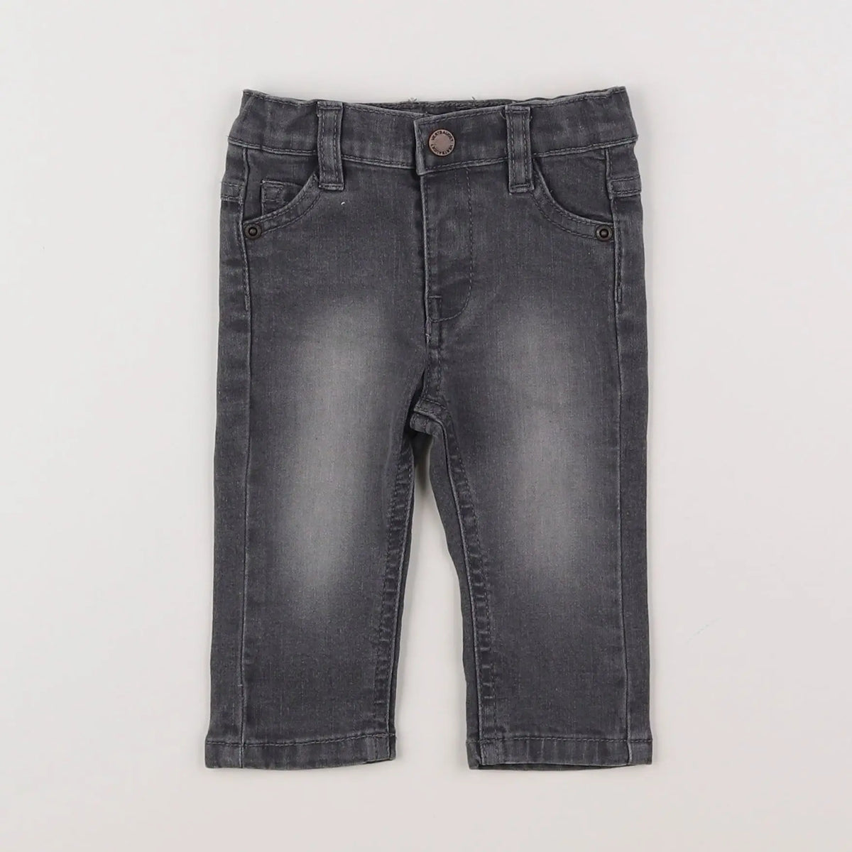 Vertbaudet - jean gris - 3 mois
