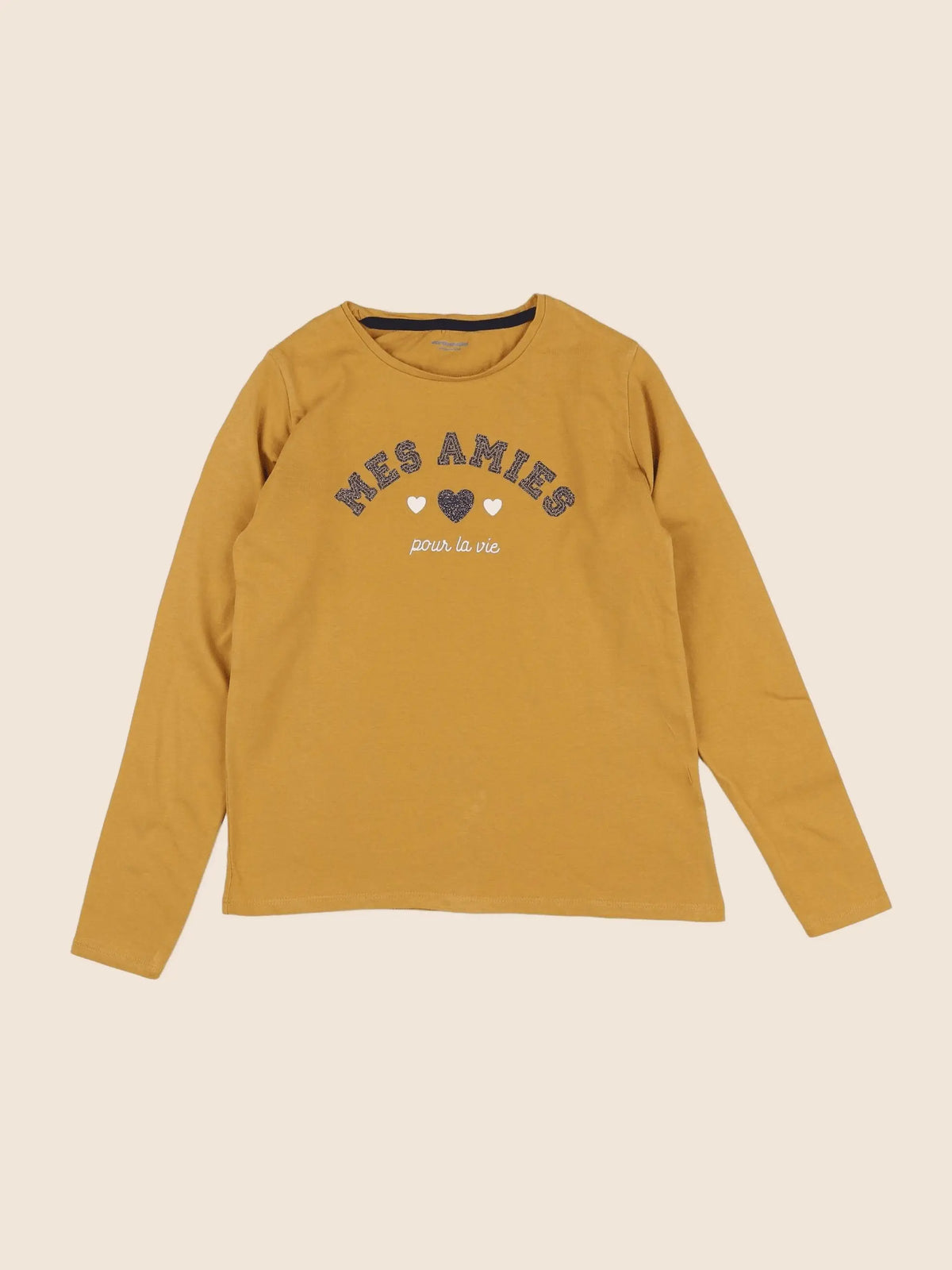 Vertbaudet - tee-shirt jaune - 10 ans