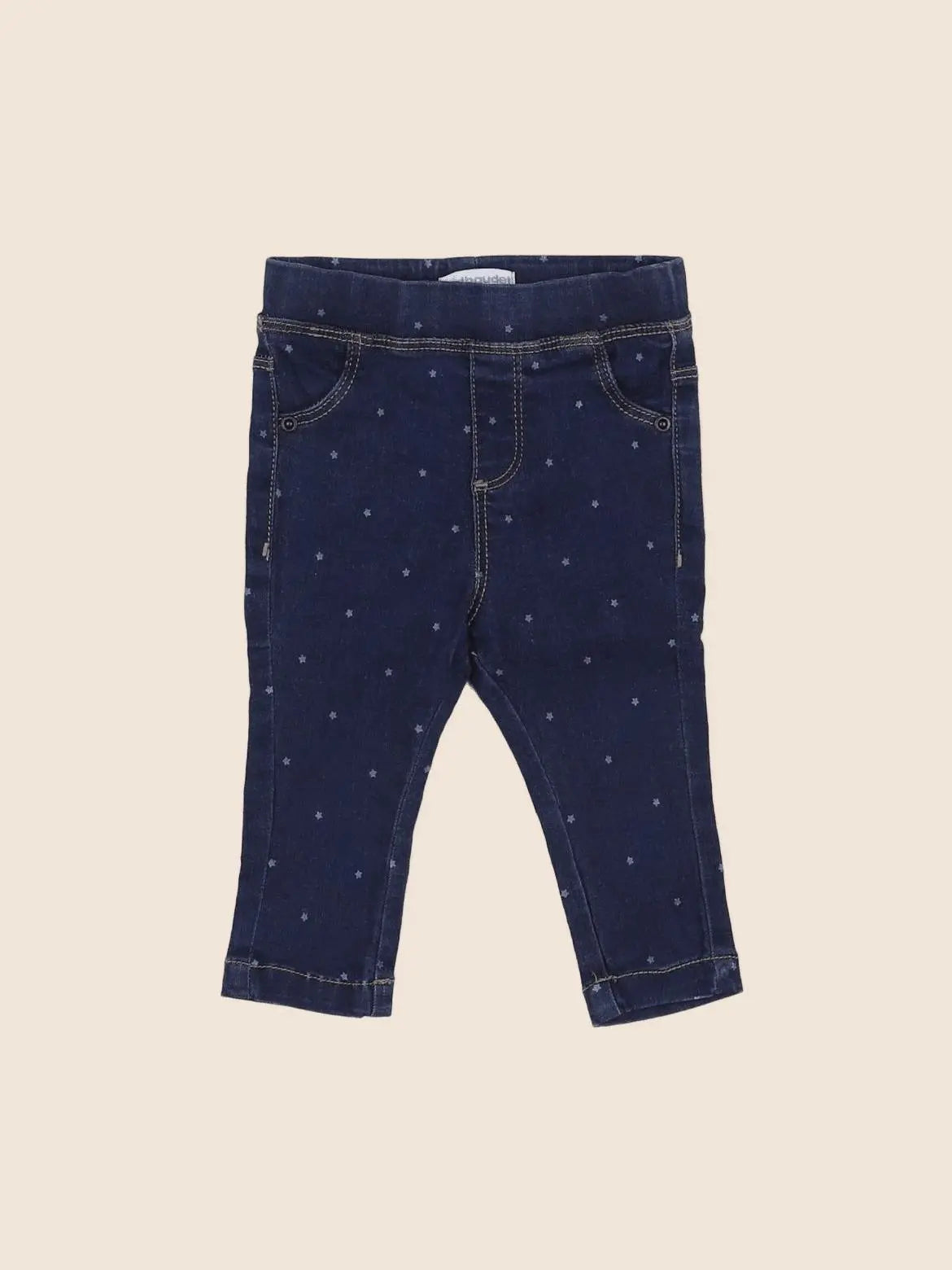 Vertbaudet - jegging bleu - 6 mois