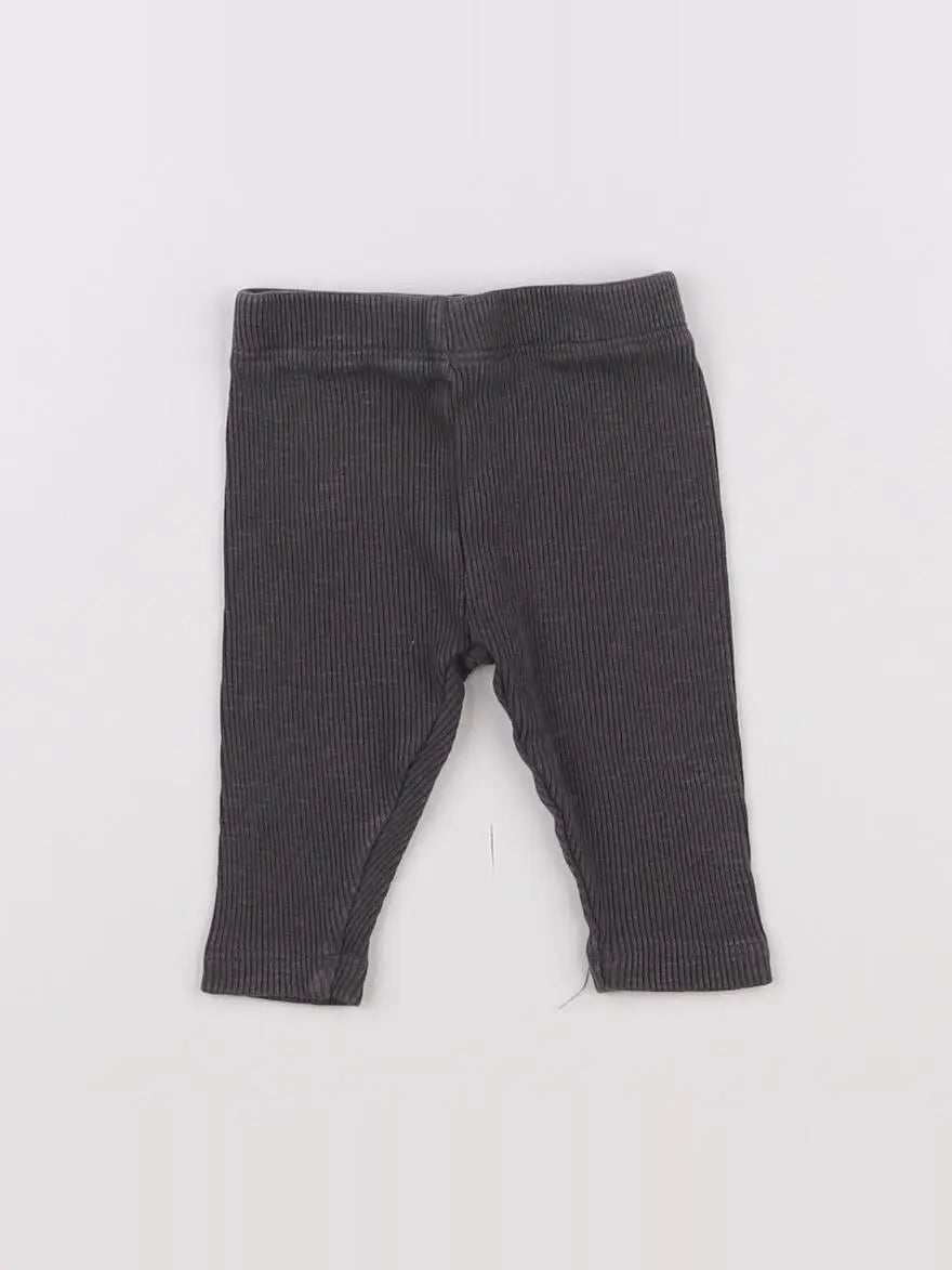 Vertbaudet - legging gris - 3 mois