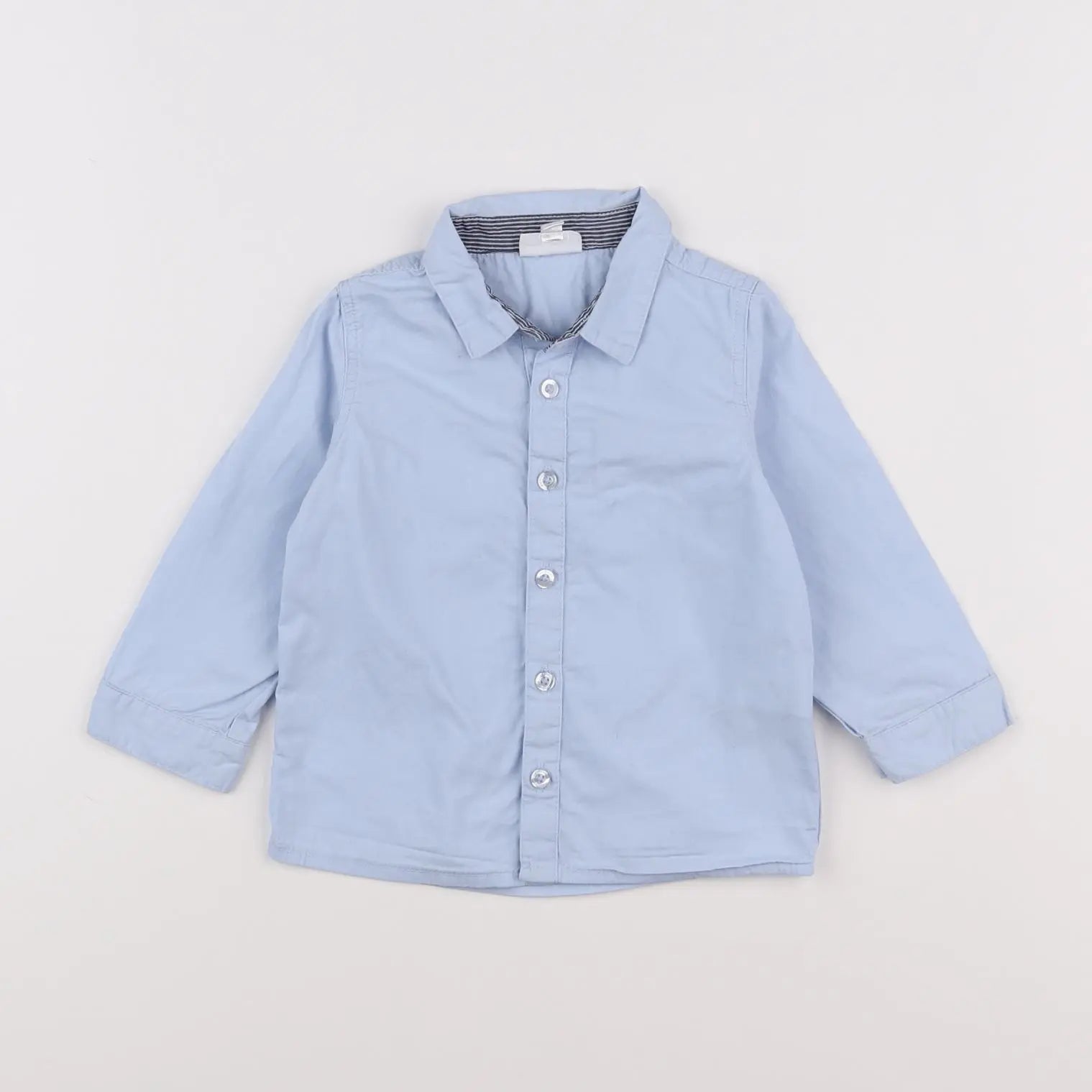 Vertbaudet - chemise bleu - 18 mois