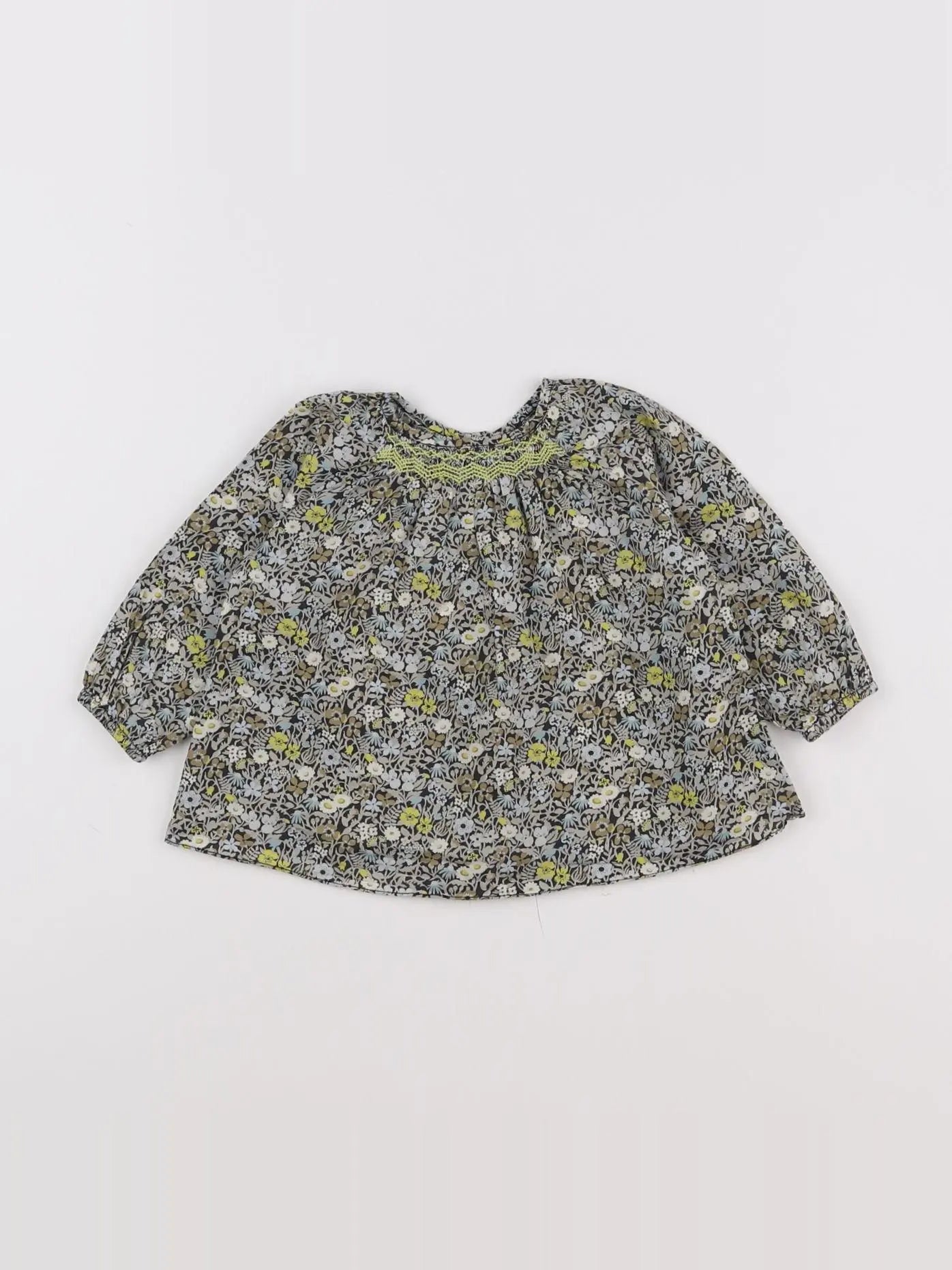 Jacadi - blouse liberty multicolore - 6 mois