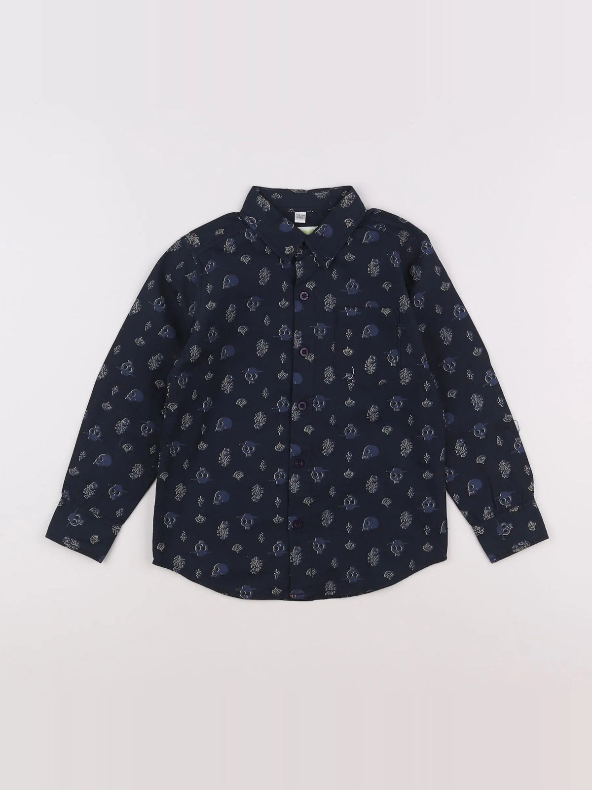 Vertbaudet - chemise bleu - 6 ans