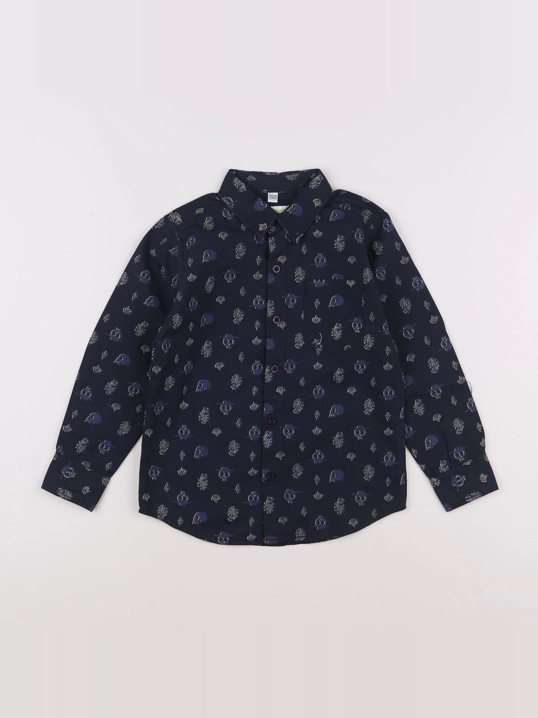 Vertbaudet - chemise bleu - 6 ans