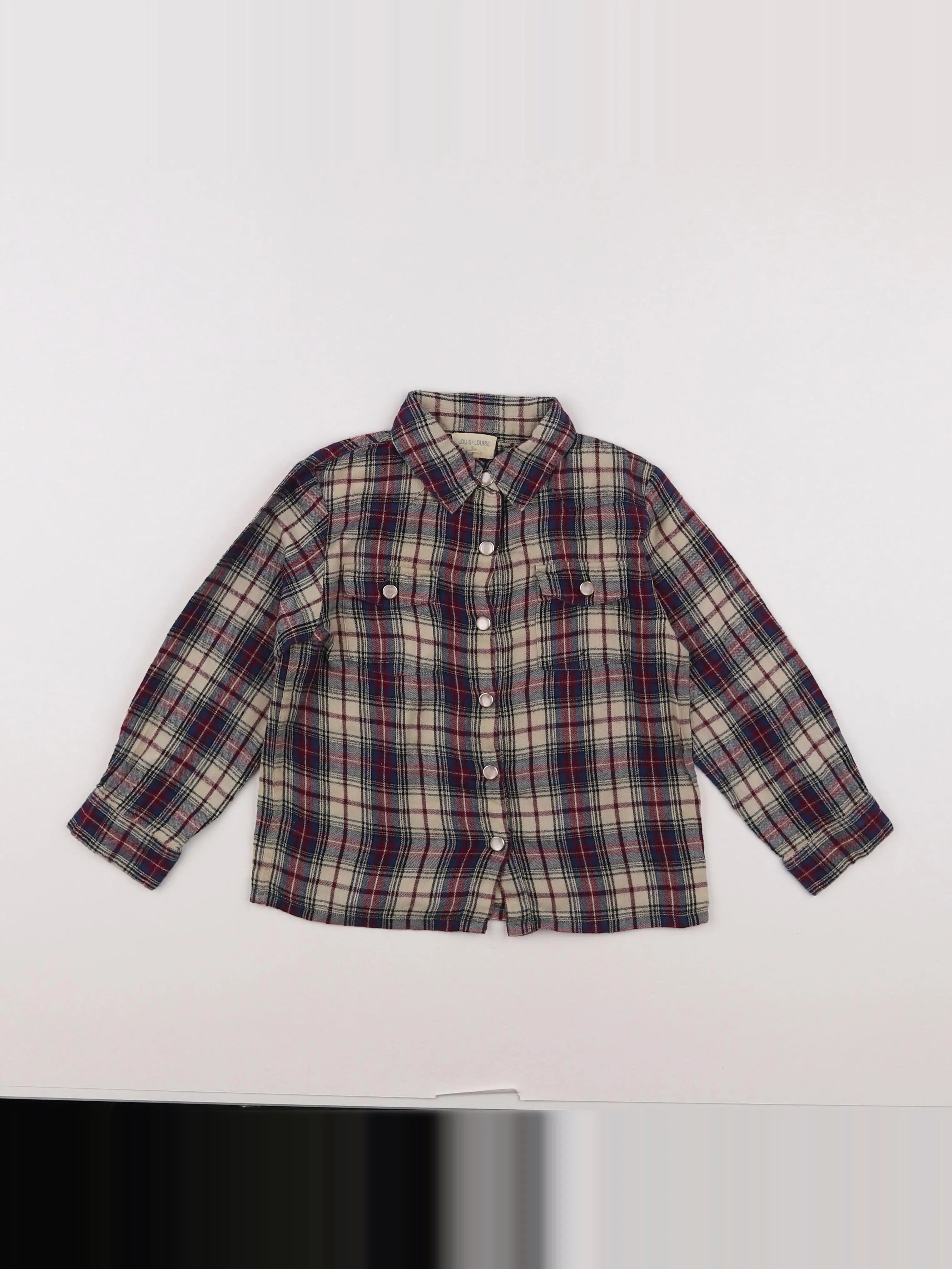 Louis Louise - chemise multicolore - 4 ans